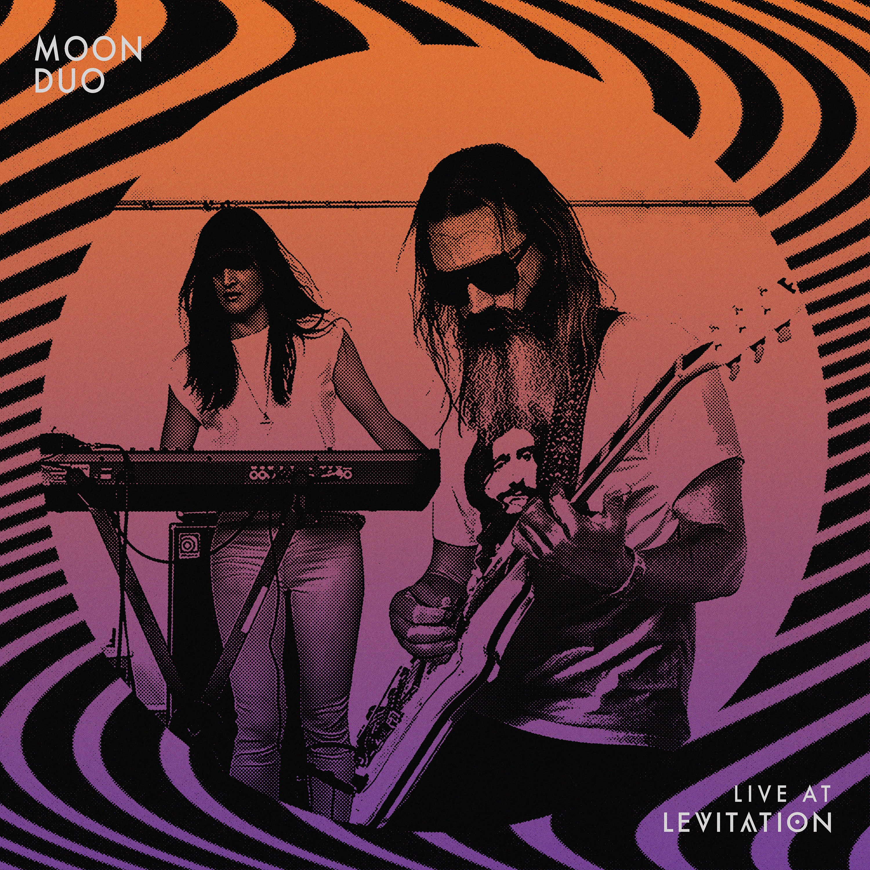 Moon Duo Live At Levitation vinyle splatter édition 300 ex
