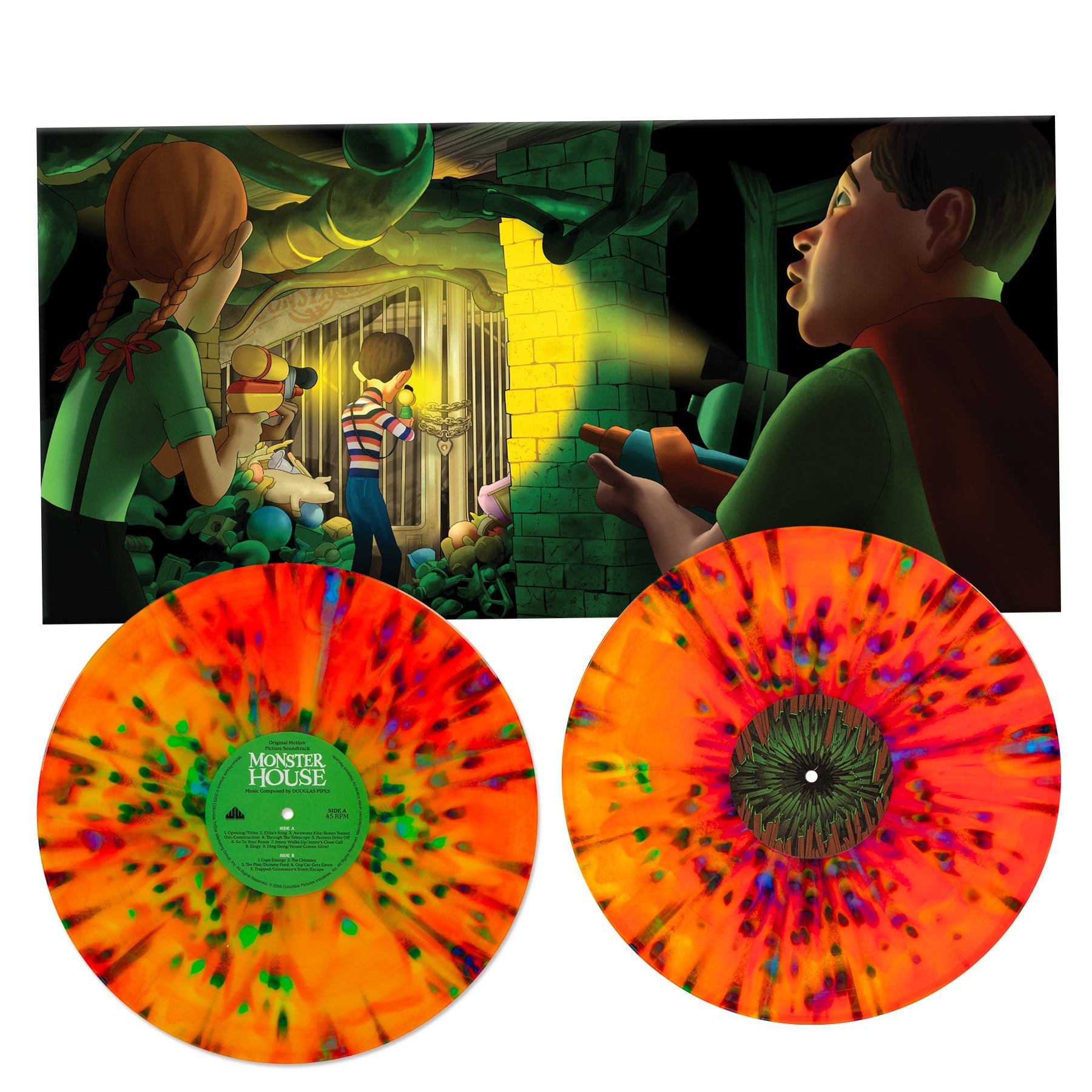 Waxwork Records Monster House vinyle double LP Pipes