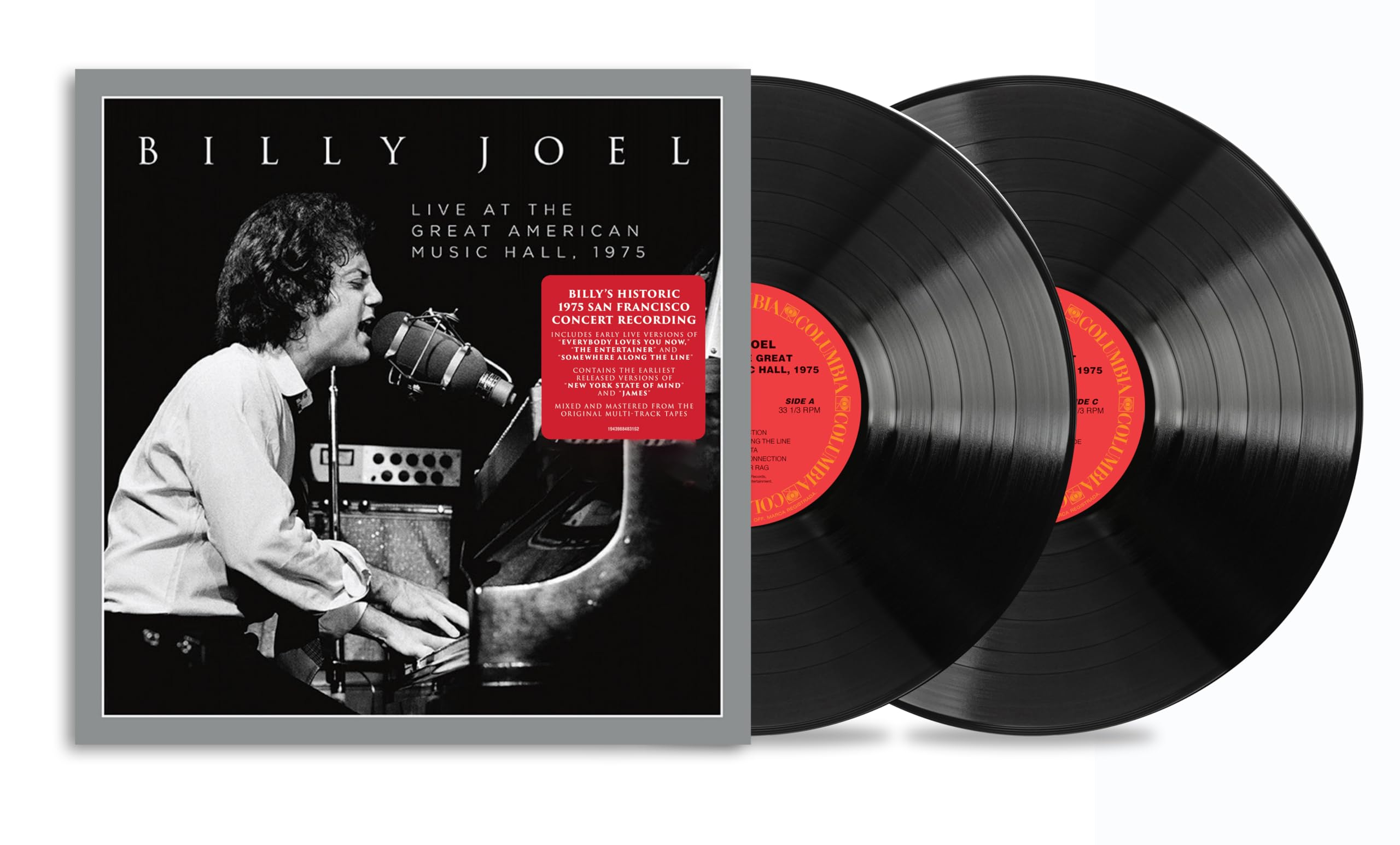 Billy Joel Live Great American Music Hall 1975 2LP
