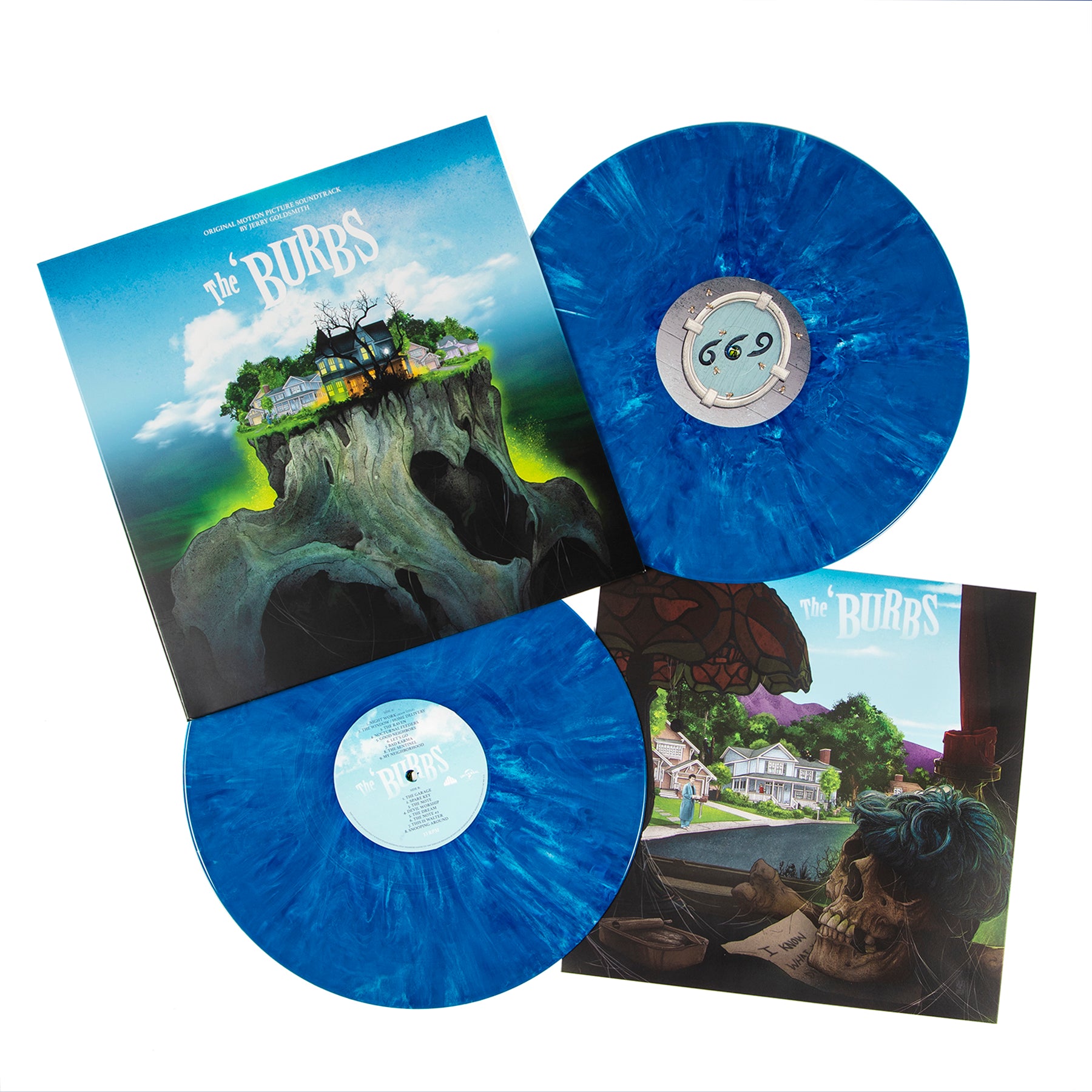 Waxwork Records The 'Burbs vinyle double LP couleur partition