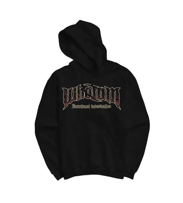 Who I Am Imminent Devastation Hoodie skulls noir
