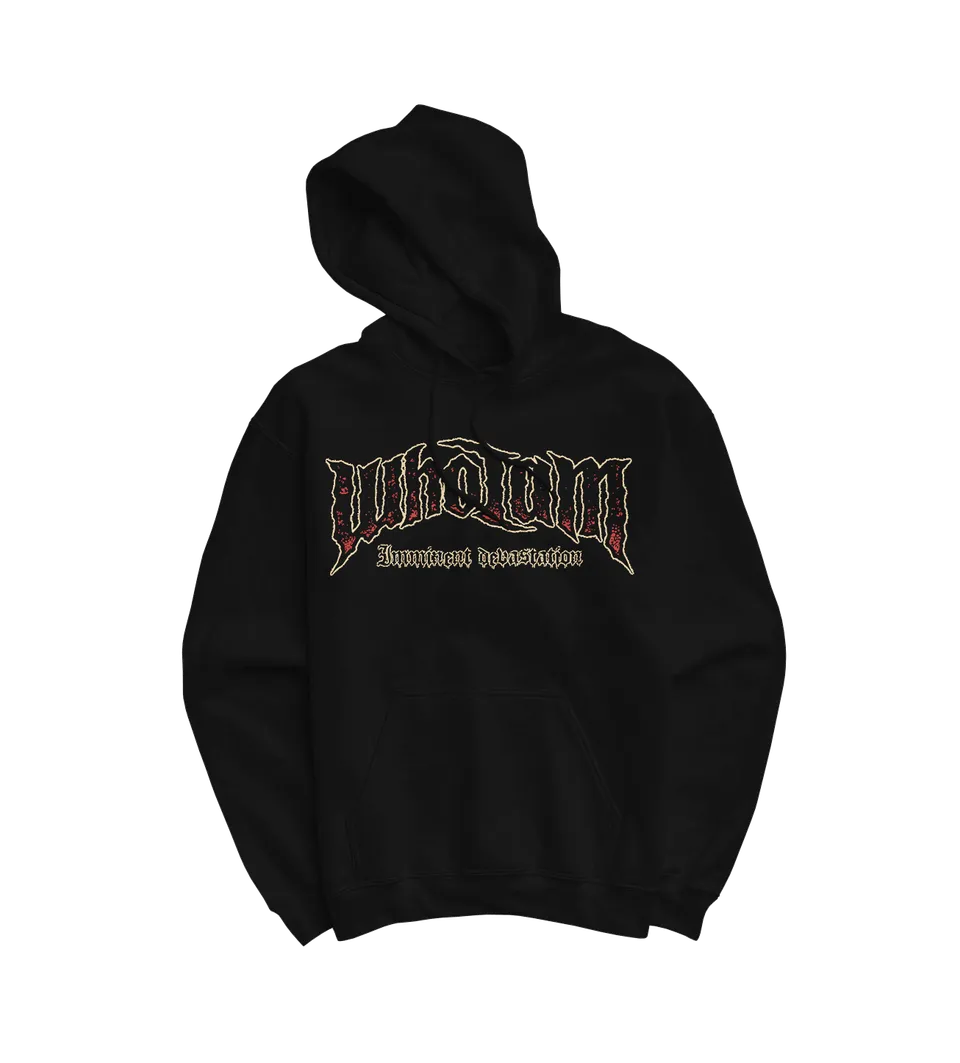 Who I Am Imminent Devastation Hoodie skulls noir