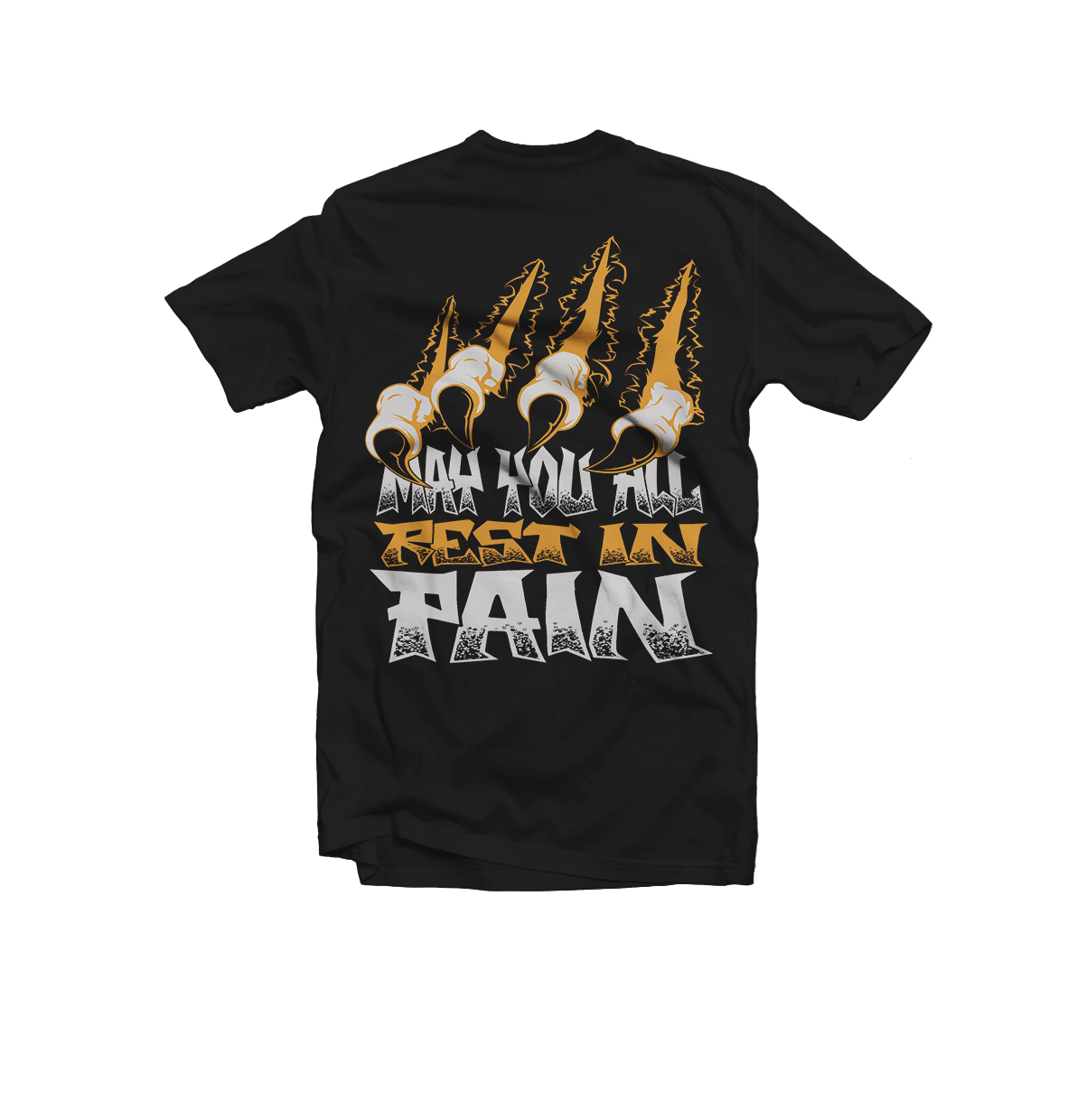 Scarfold Splatterhouse T-shirt noir coton bio