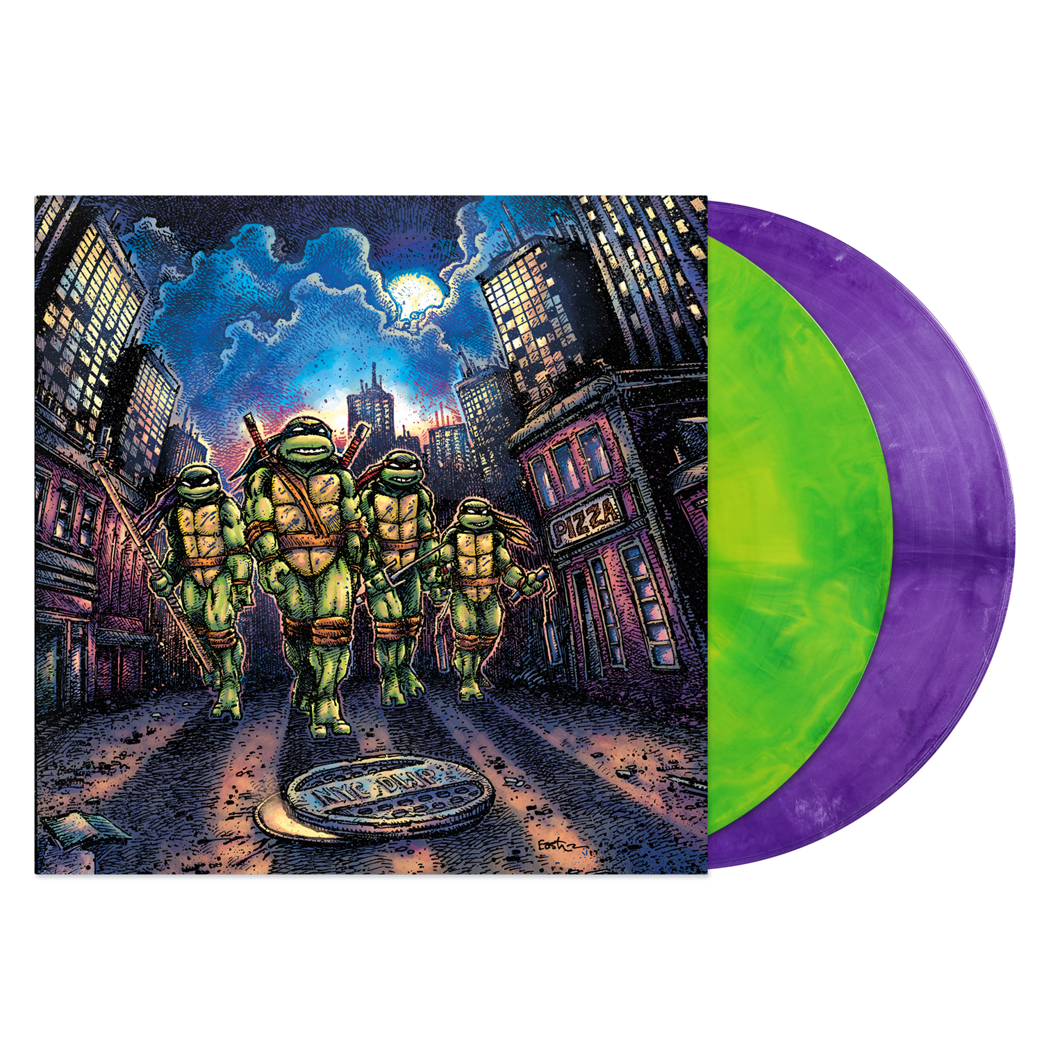 Waxwork Records Teenage Mutant Ninja Turtles vinyle 2LP