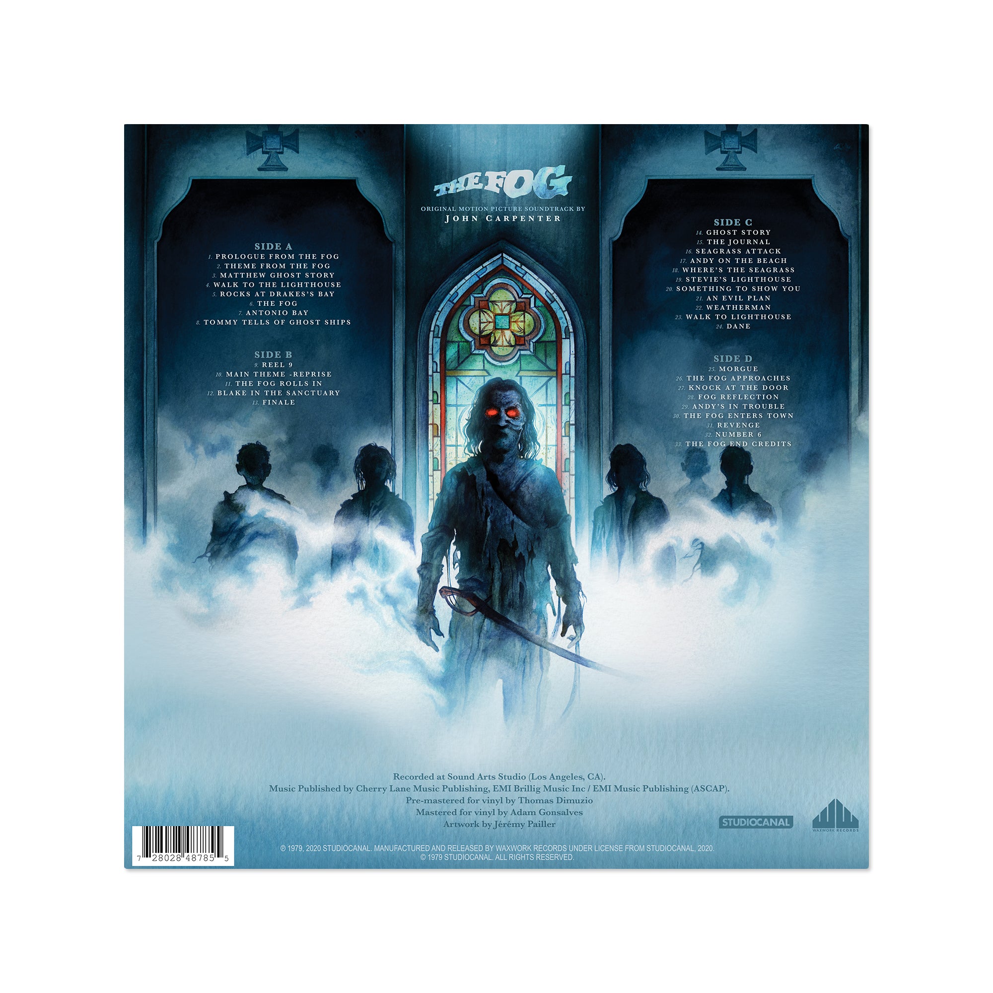 Waxwork Records The Fog John Carpenter vinyle 40e