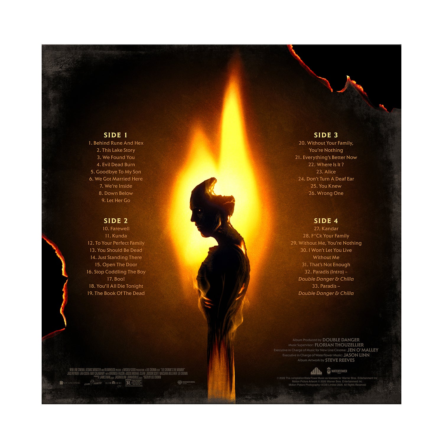 Waxwork Records Evil Dead Burn vinyle double BO préco