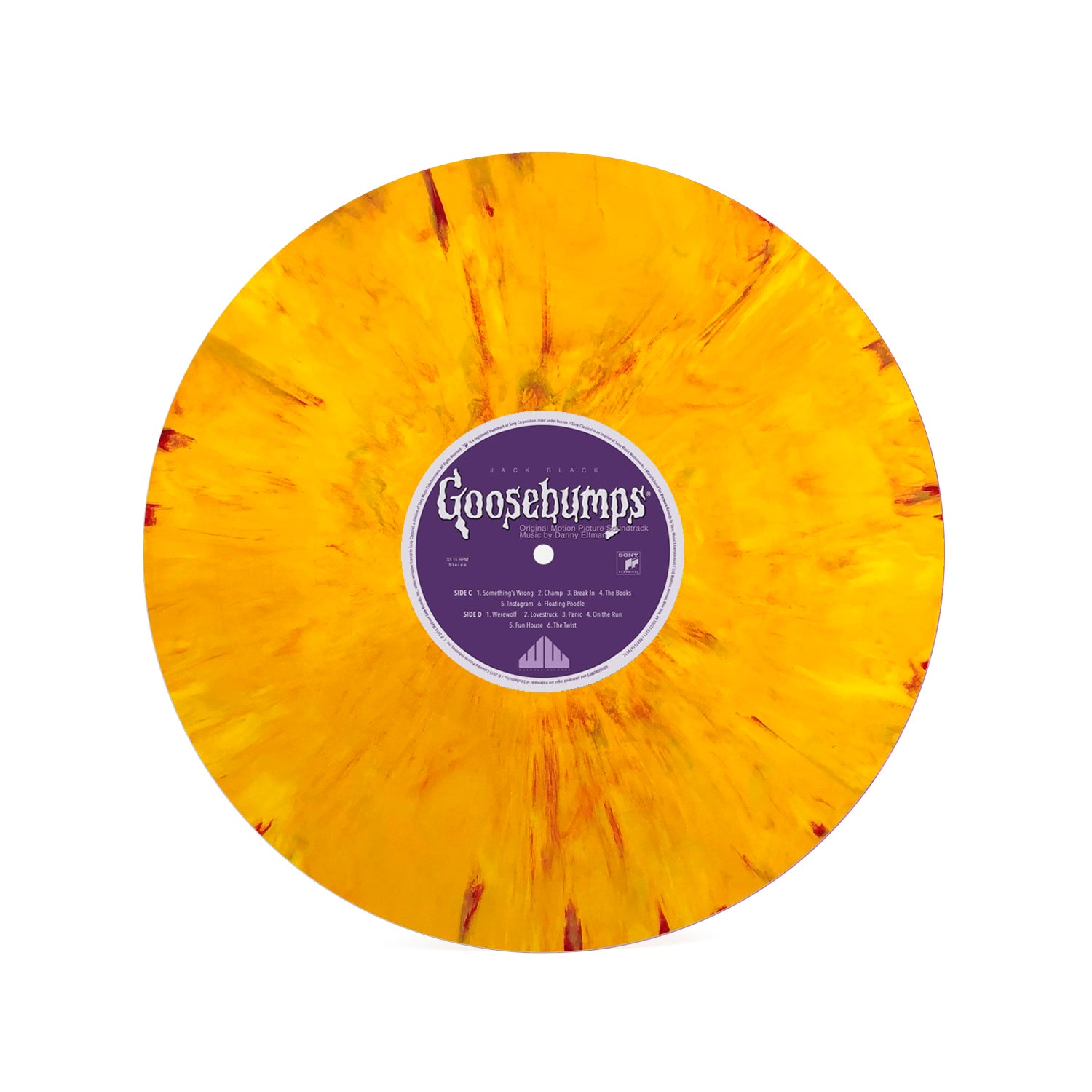 Waxwork Records Goosebumps vinyle double LP vert orange