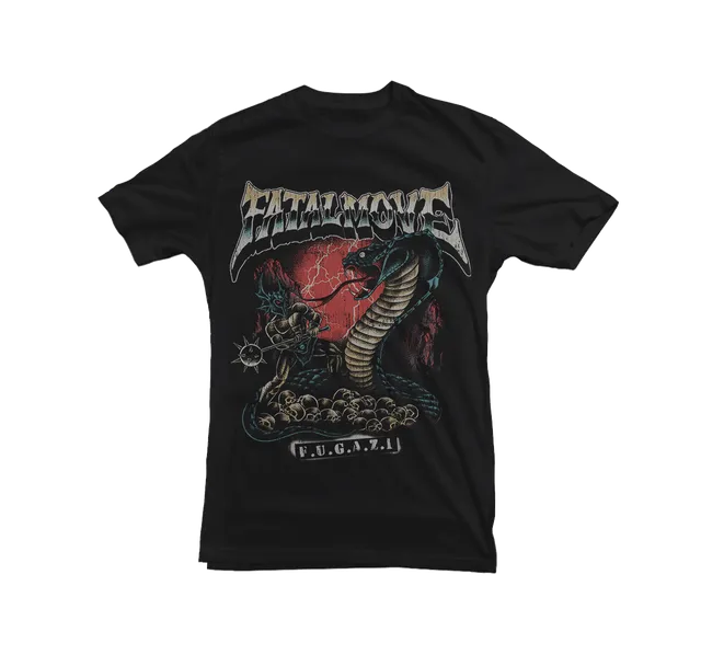Fatal Move Fugazi t-shirt noir coton