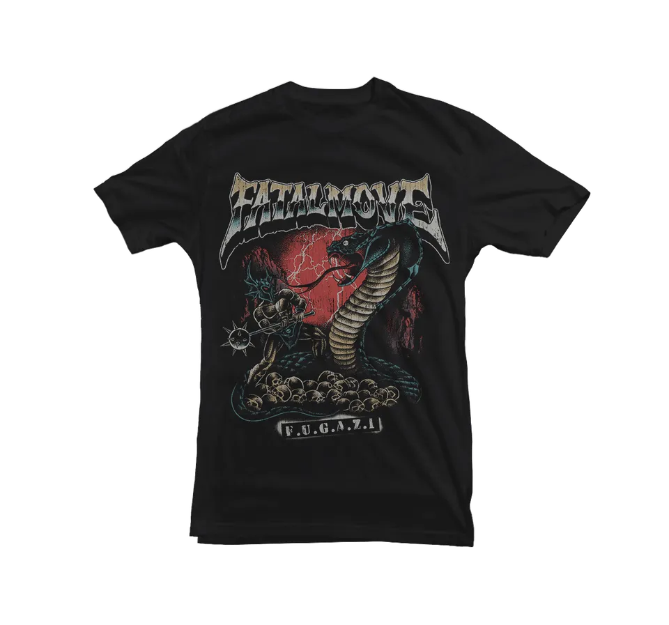 Fatal Move Fugazi t-shirt noir coton