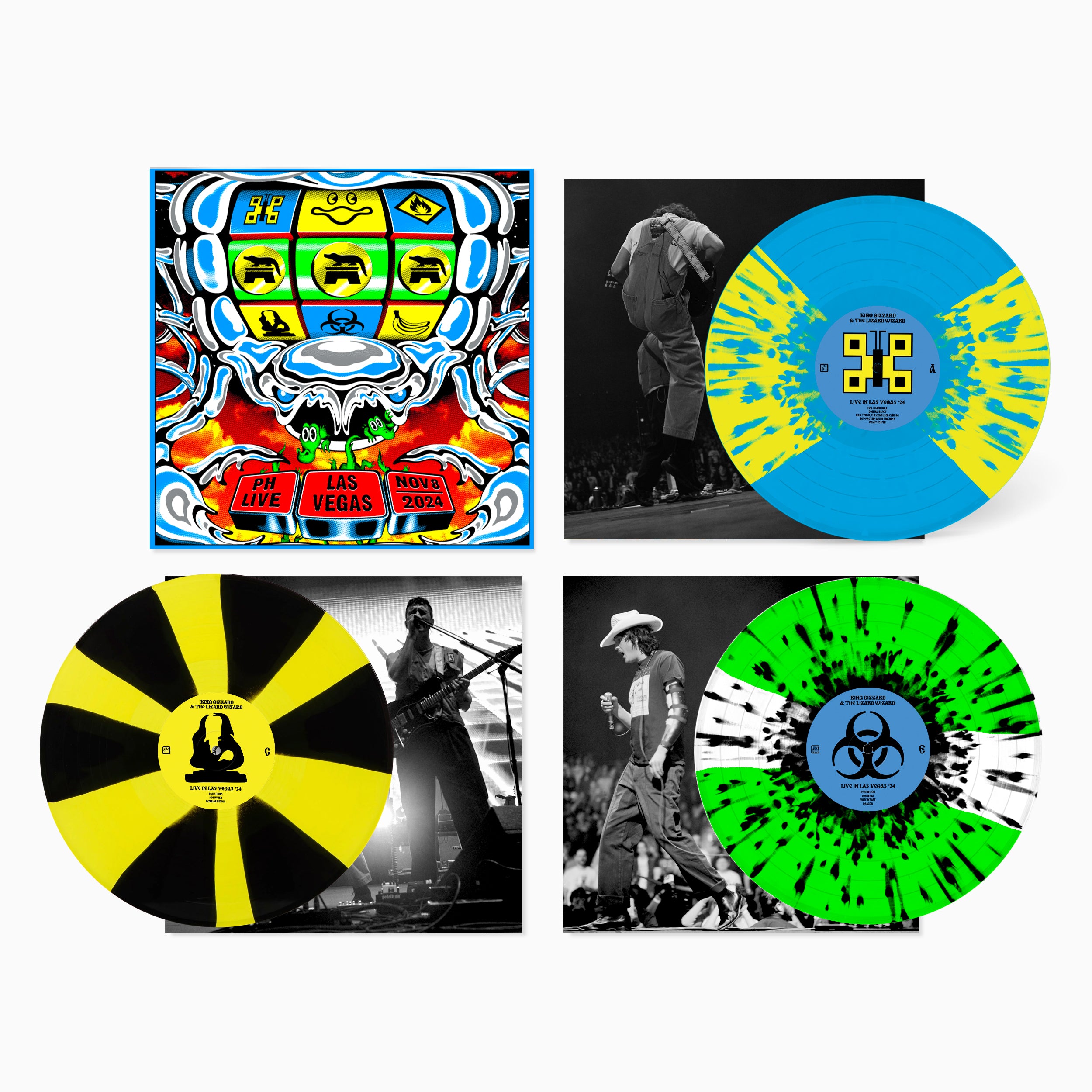 Fuzz Club King Gizzard Live In Las Vegas '24 coffret 3 vinyles limité