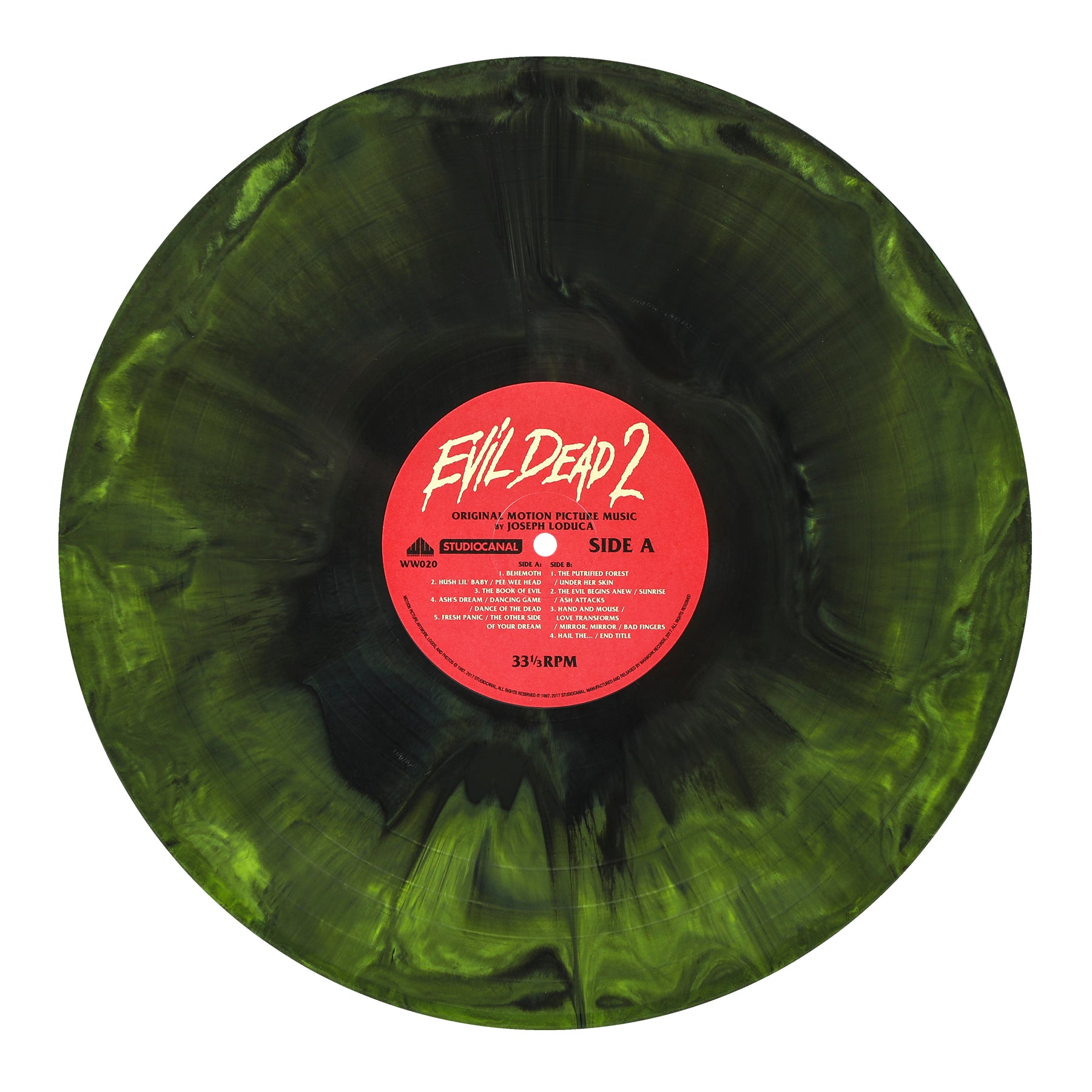 Waxwork Records Evil Dead 2 vinyle Woods remasterisé