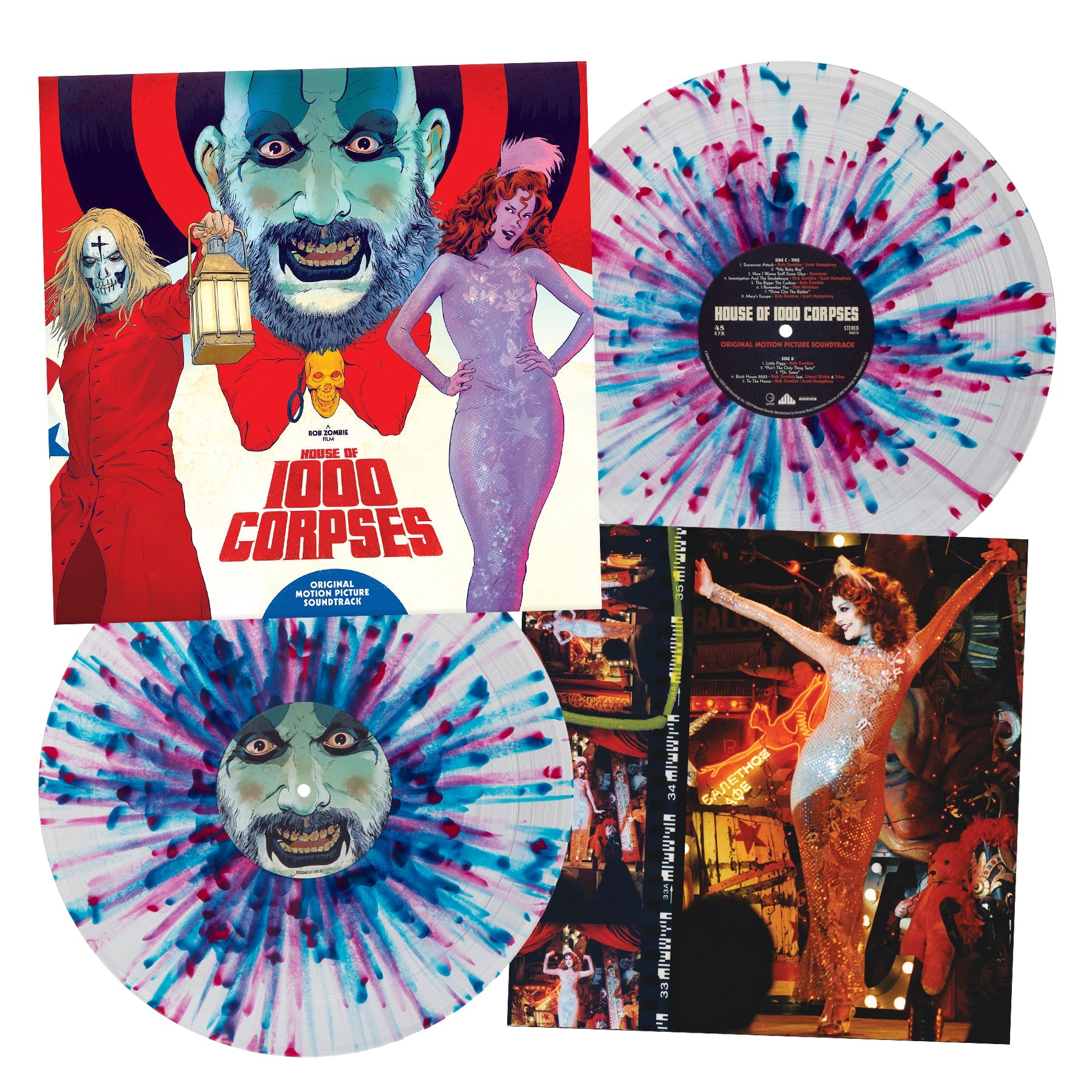 Waxwork Records Rob Zombie Firefly Trilogy coffret vinyle 6 LP splatter