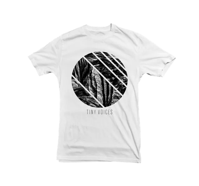 Tiny Voices Erosion Circle t-shirt blanc coton bio