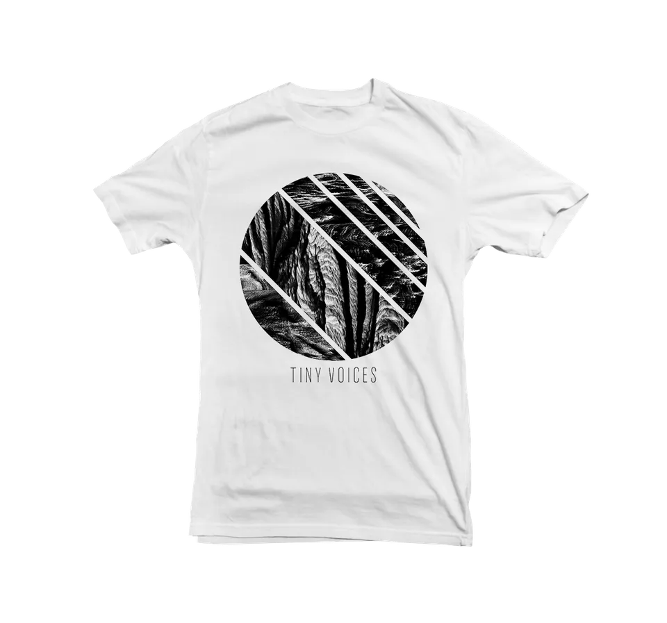 Tiny Voices Erosion Circle t-shirt blanc coton bio