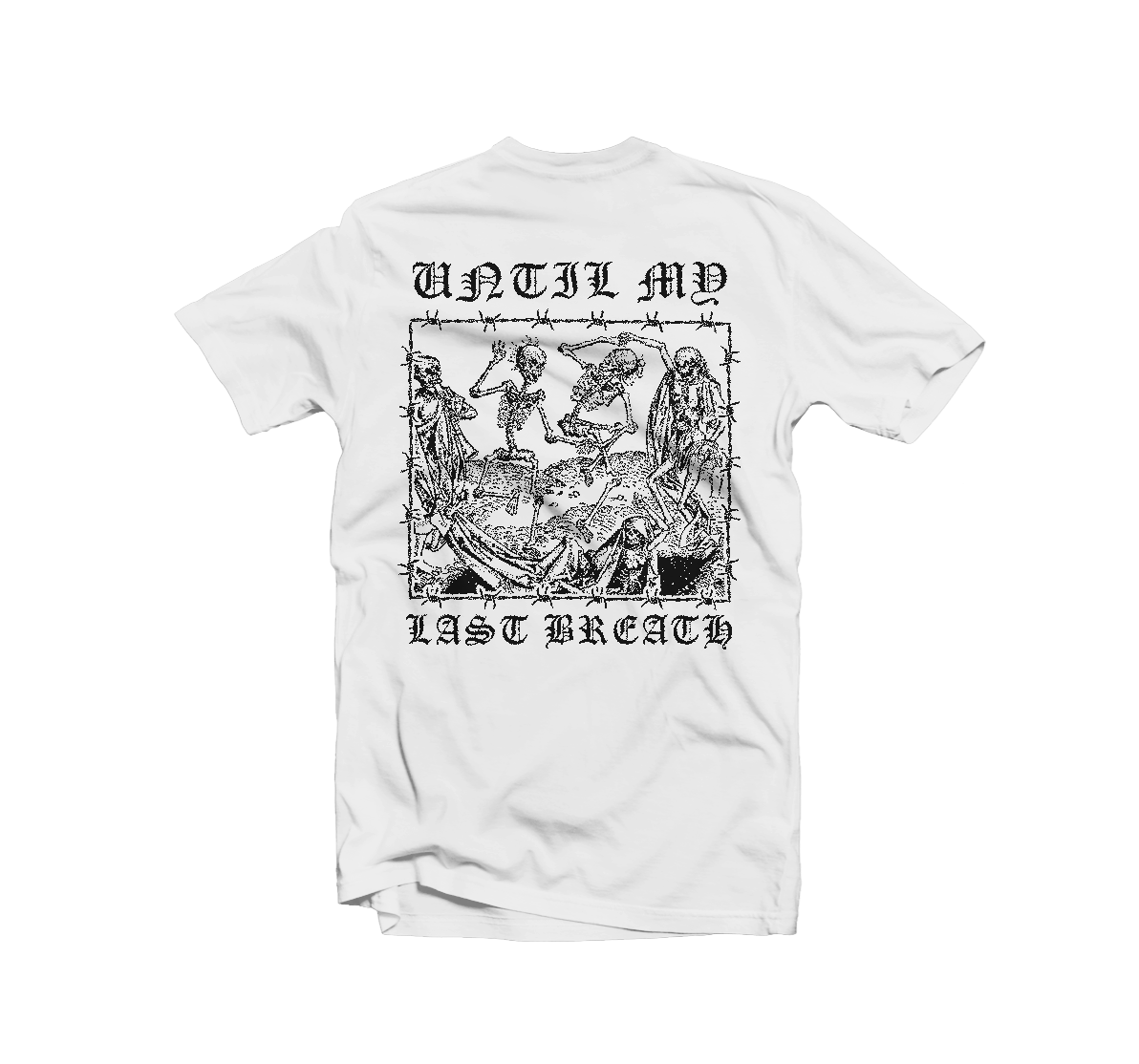 Who I Am Until My Last Breath t-shirt blanc