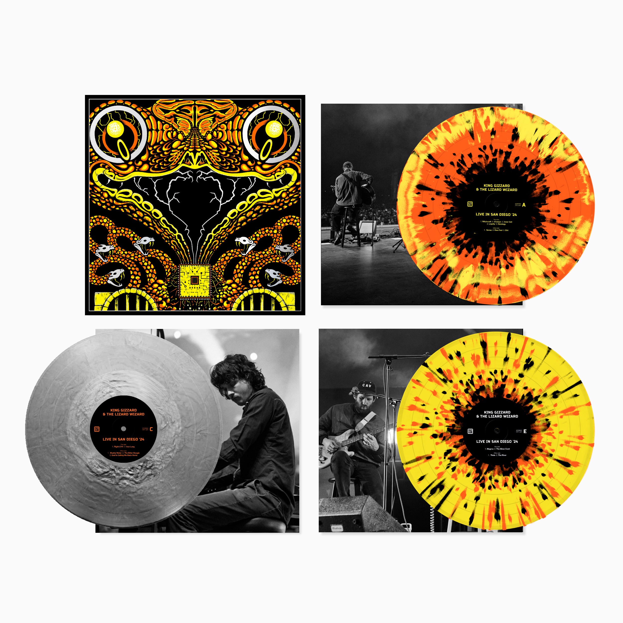 King Gizzard Live In San Diego 24 coffret 3LP bootleg