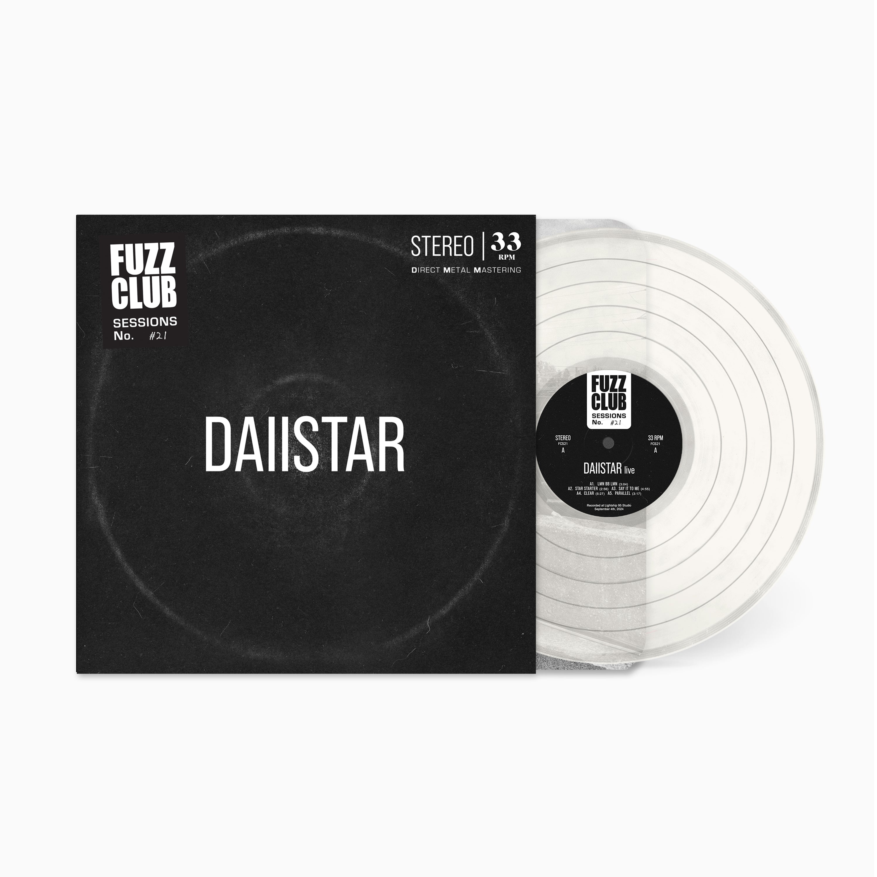 DAIISTAR Fuzz Club Session vinyle cloudy clear 180g noise-pop