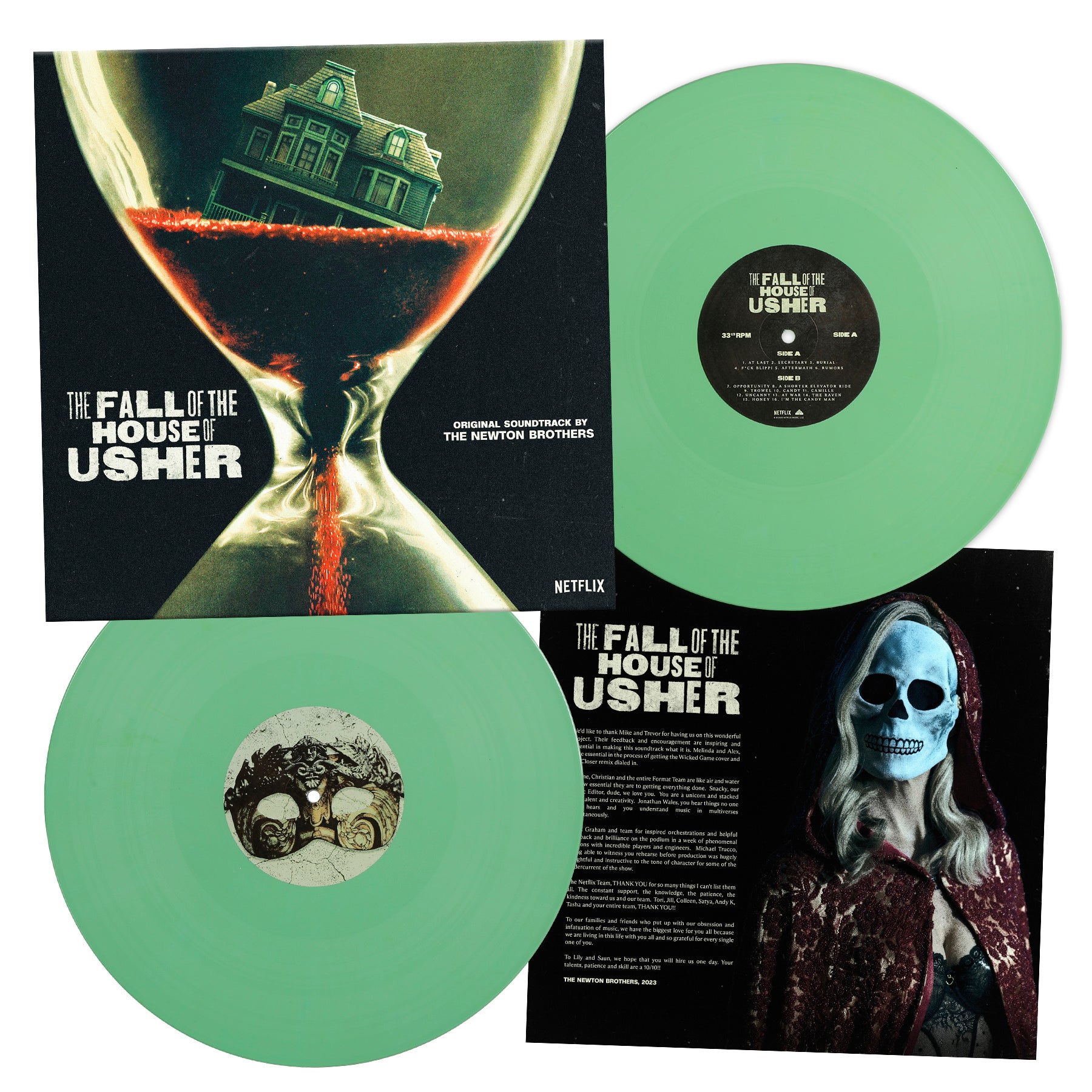 Waxwork Records Fall of the House of Usher vinyle
