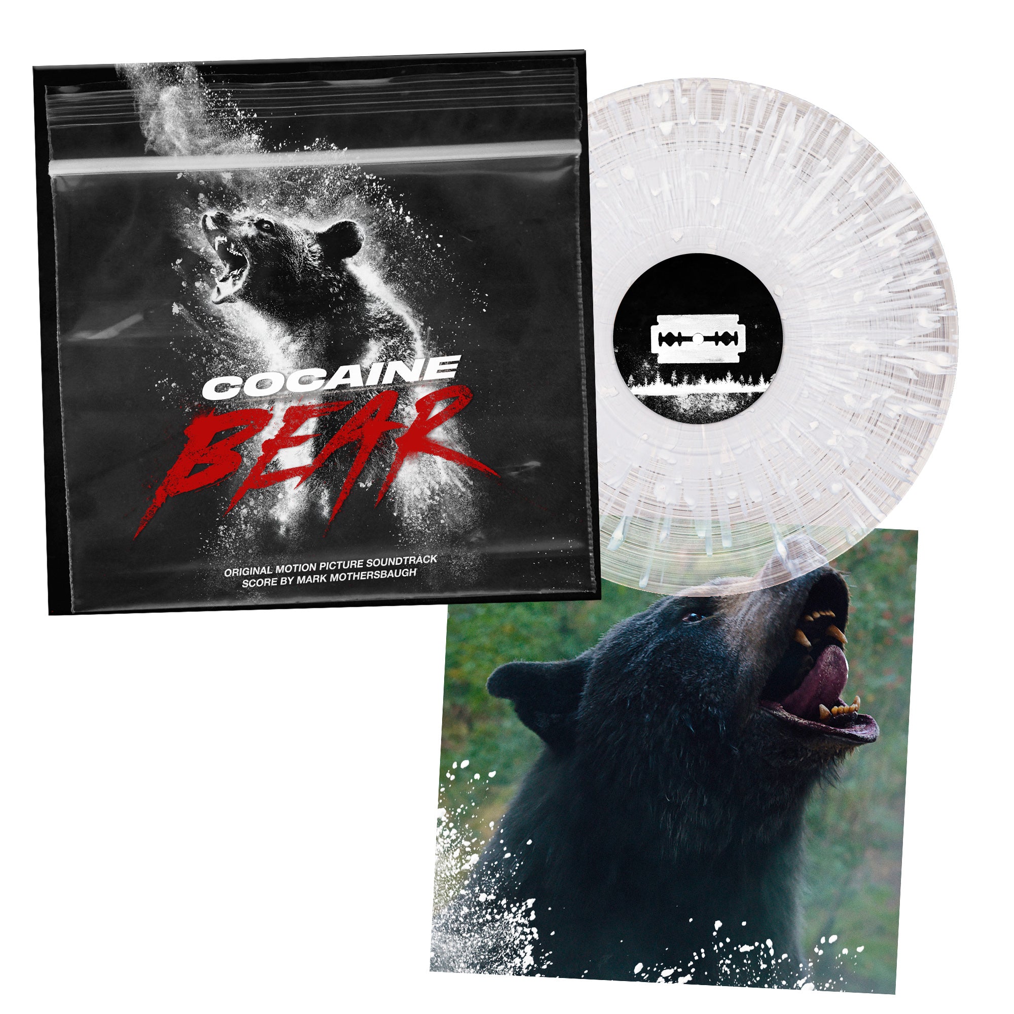 Waxwork Records Cocaine Bear vinyle bande originale 80s