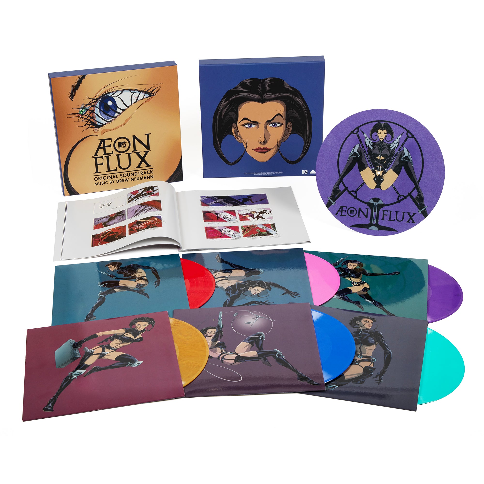 Waxwork Records Æon Flux coffret 6 vinyles BO intégrale