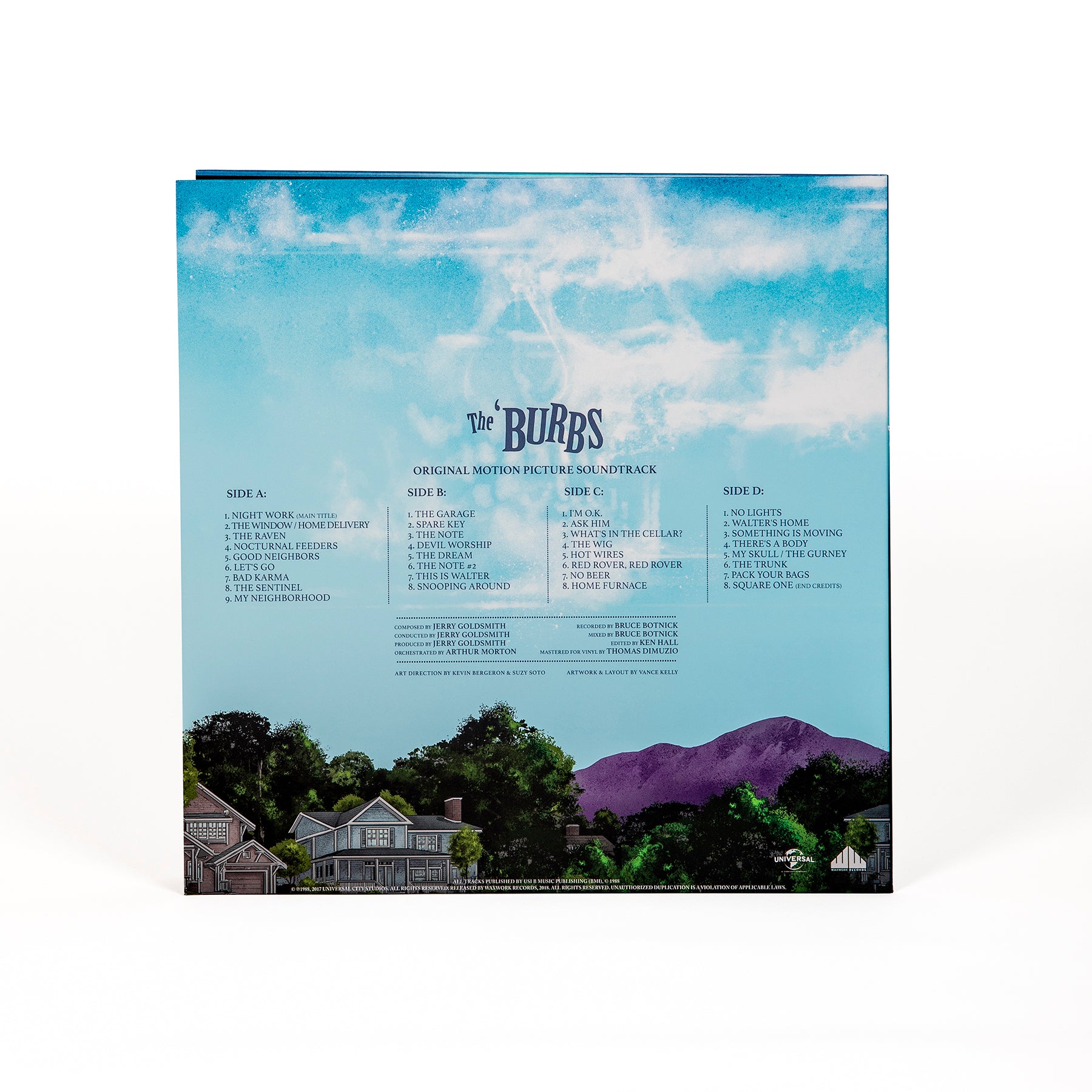 Waxwork Records The Burbs vinyle double LP Suburban Sky