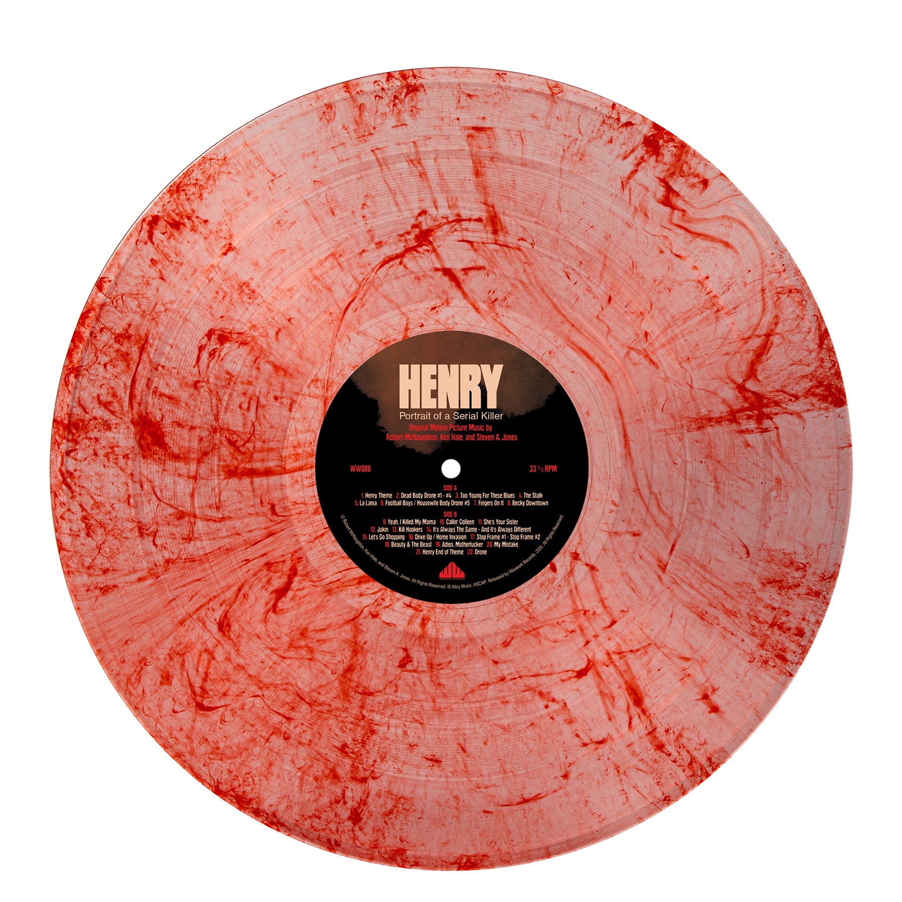 Waxwork Records Henry Portrait Serial Killer vinyle bande originale