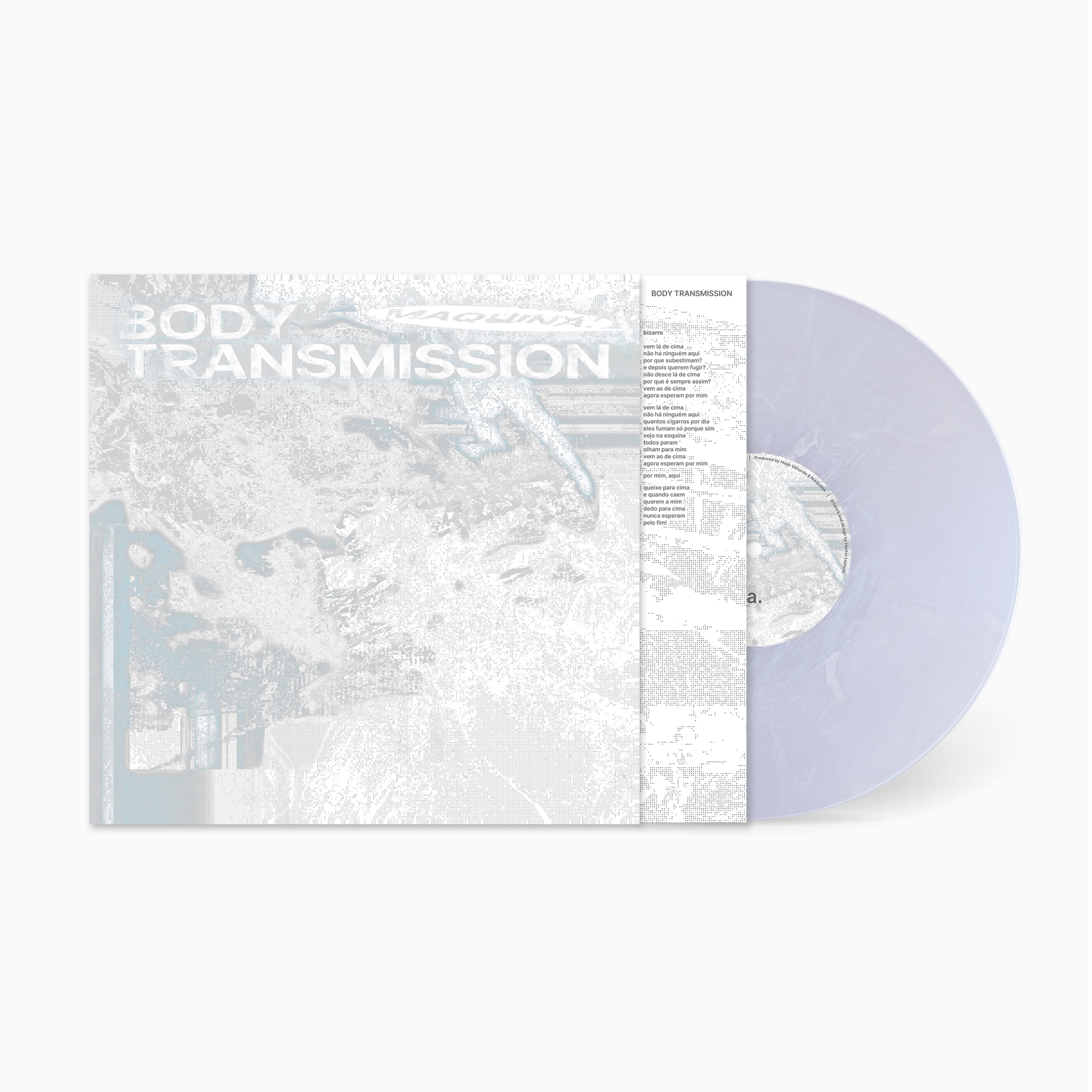MAQUINA. BODY TRANSMISSION vinyle bleu électrique noise