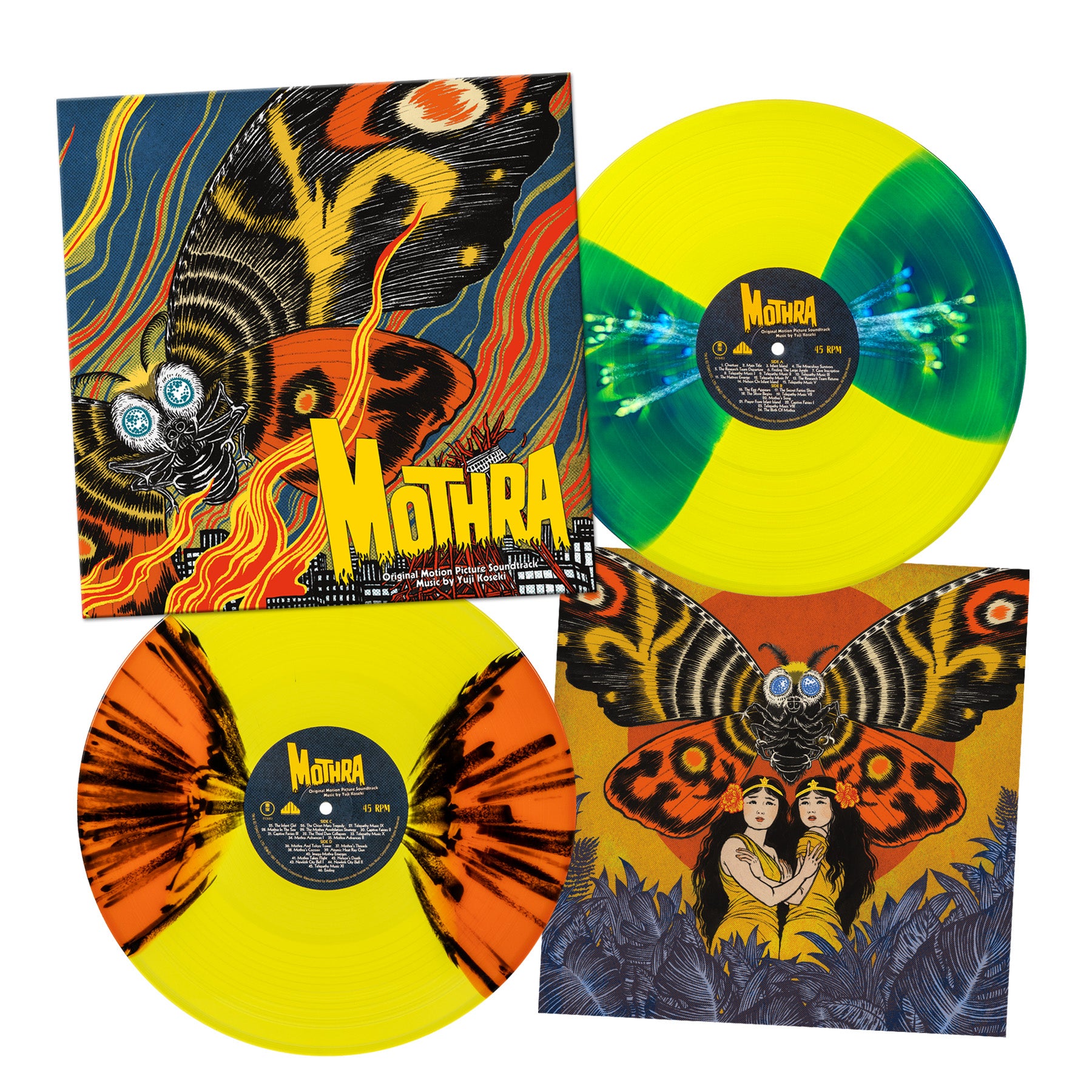Waxwork Records Mothra vinyle double LP 180g Toho