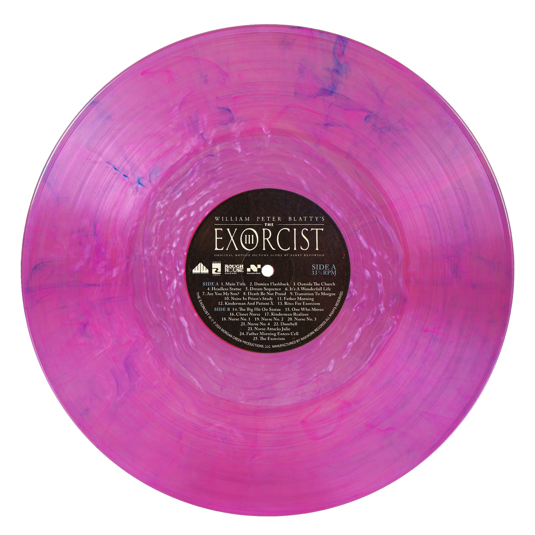 Waxwork Records The Exorcist III vinyle violet 2LP