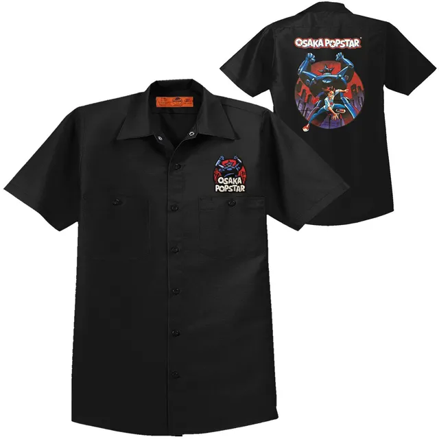 Osaka Popstar Giant Robot chemise brodée work shirt
