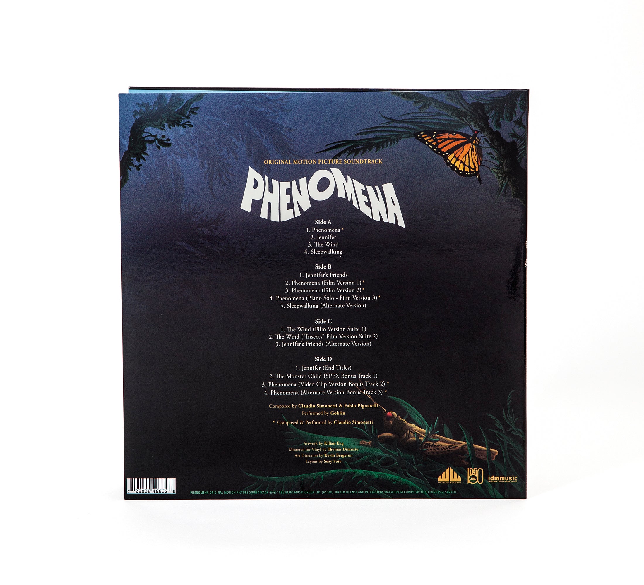 Waxwork Records Phenomena vinyle 2LP Goblin Argento