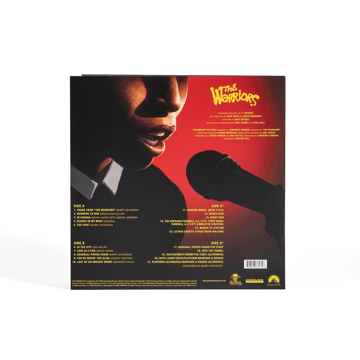 Waxwork Records The Warriors vinyle double 180g