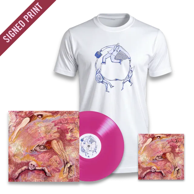 Chess Club Records Grace Flair Distance pack vinyle + t-shirt S