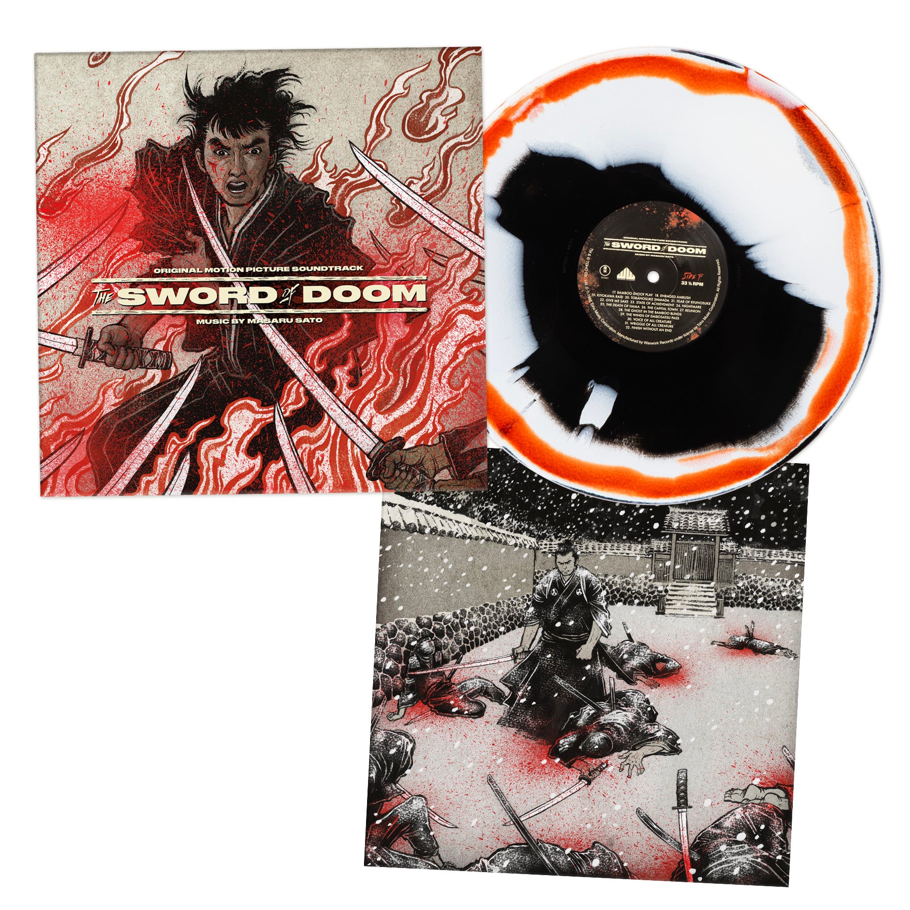 Waxwork Records Sword Of Doom vinyle BO samouraï