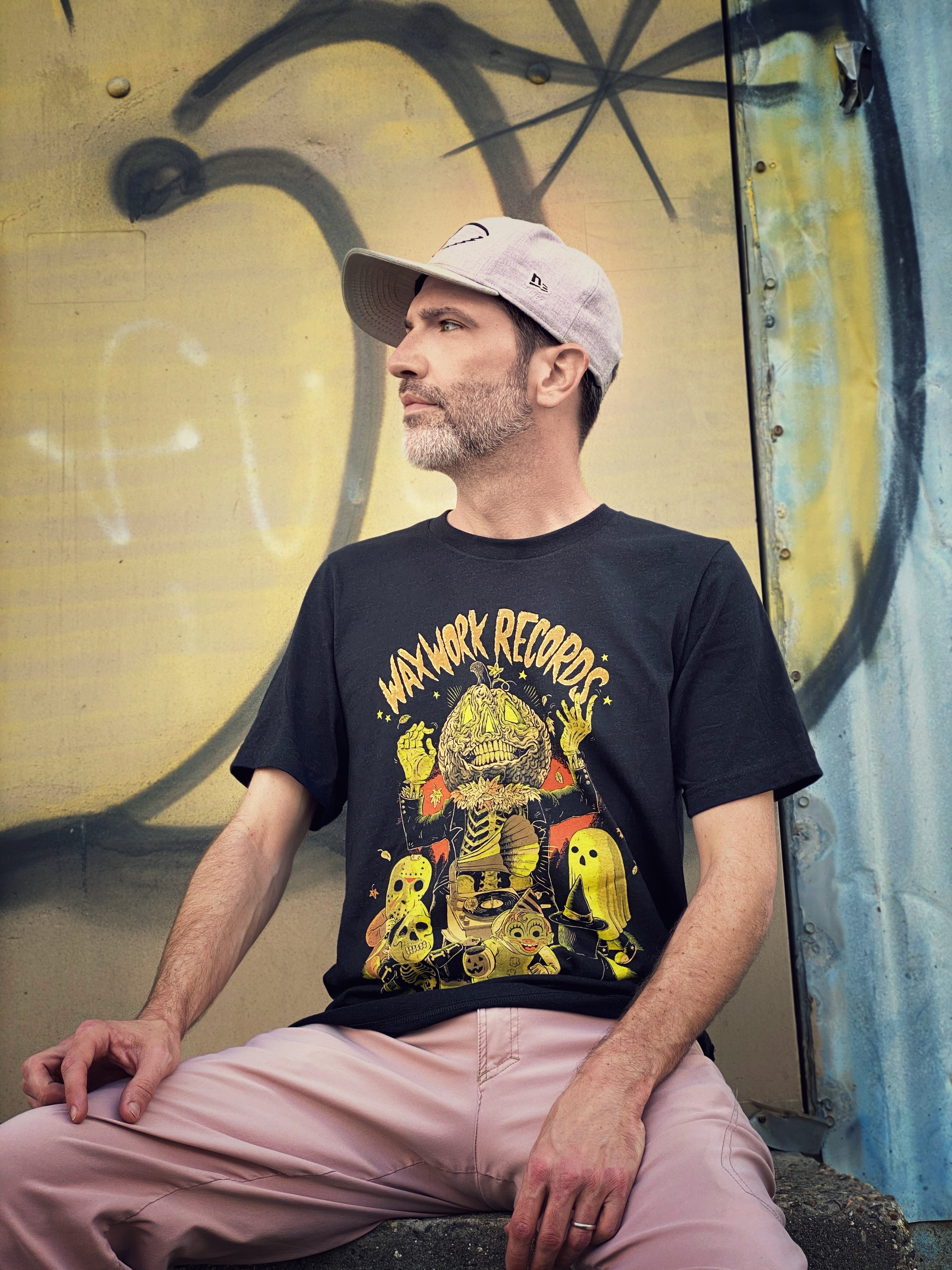 Waxwork Records Sam Heimer Tee t-shirt noir taille XL