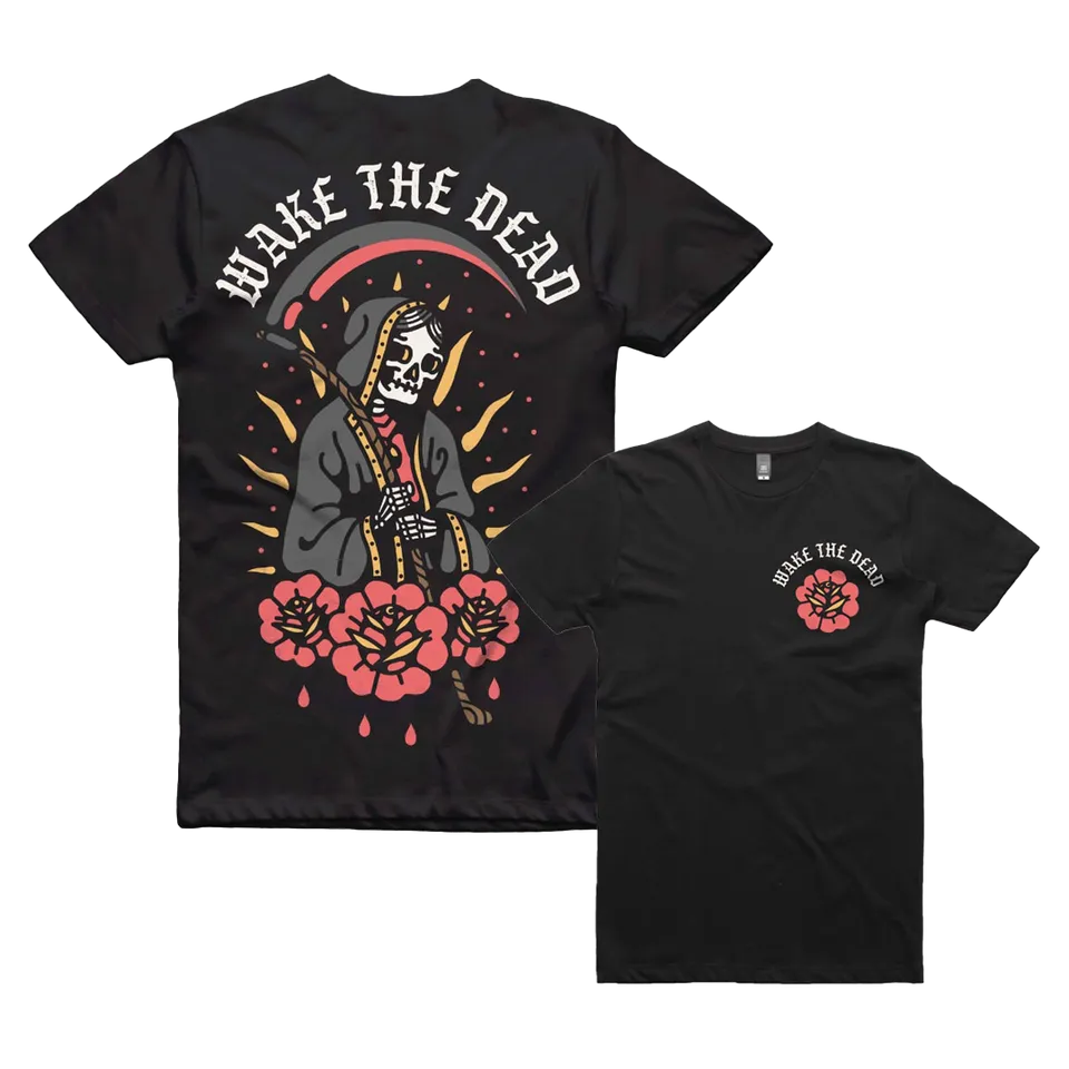 Wake The Dead Reaper t-shirt noir manche courte