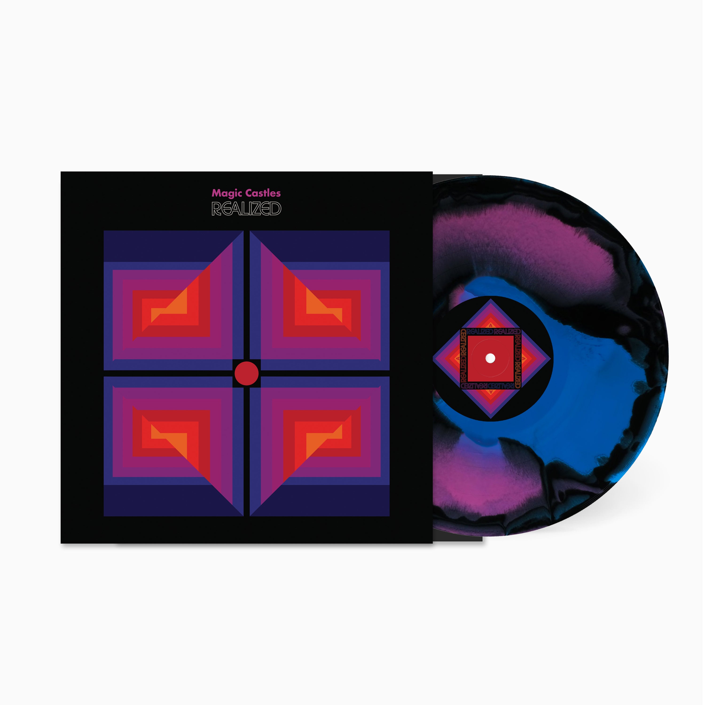 Magic Castles Realized vinyle LP orange néon