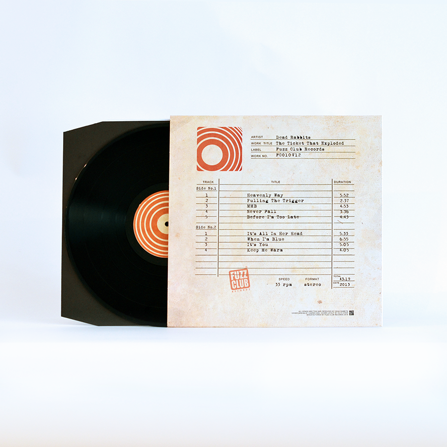 Dead Rabbits The Ticket That Exploded vinyle noir 180g