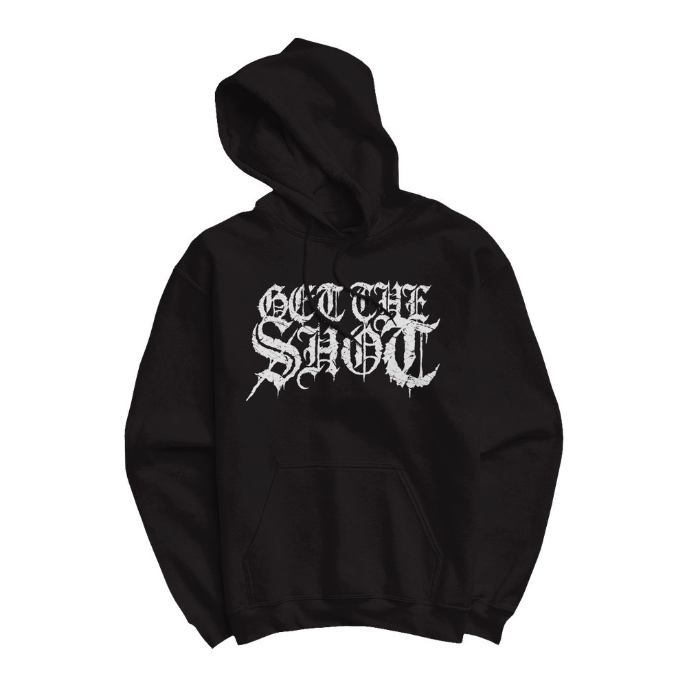 Get The Shot Death To Oppressors hoodie noir capuche