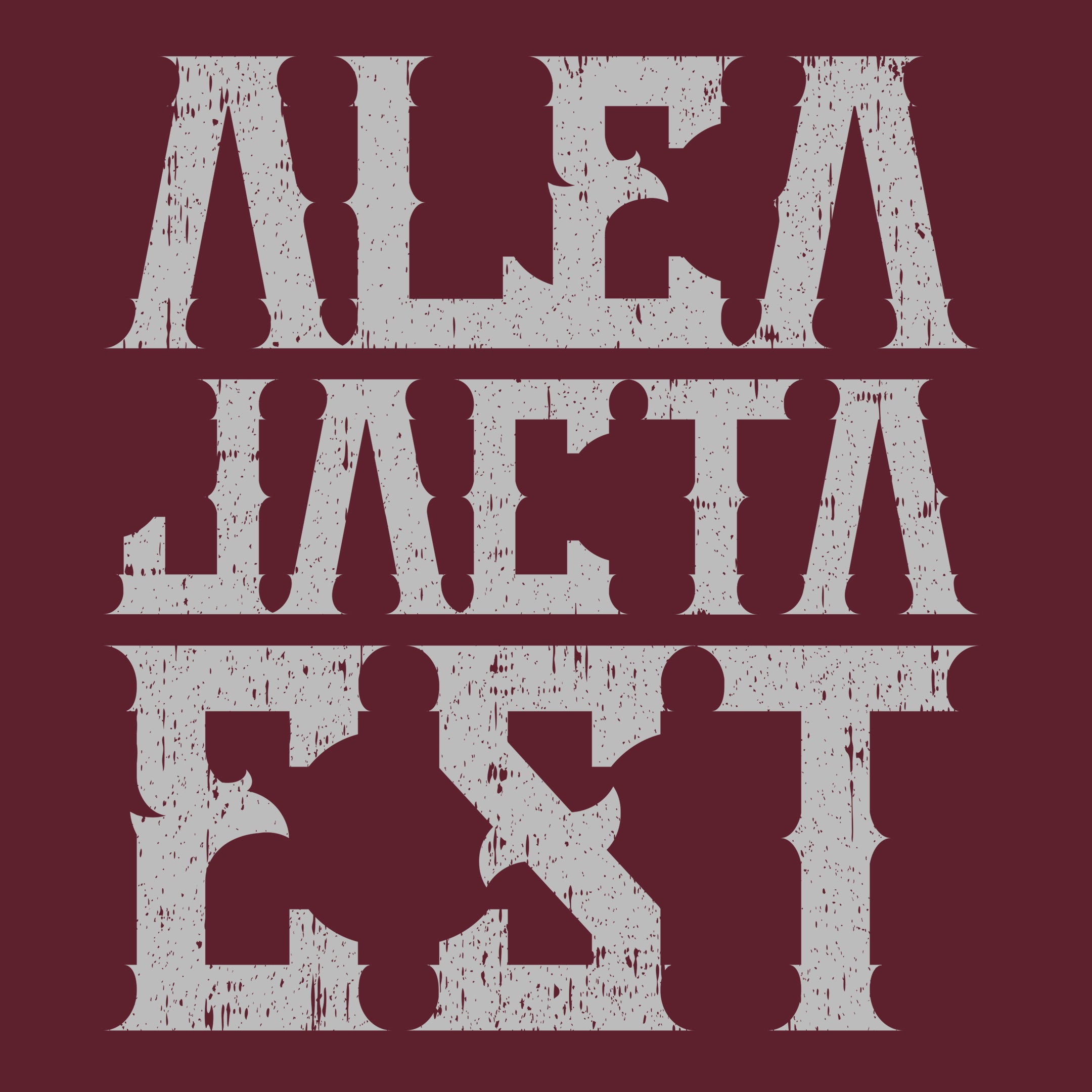 Alea Jacta Est T-shirt bordeaux précommande M