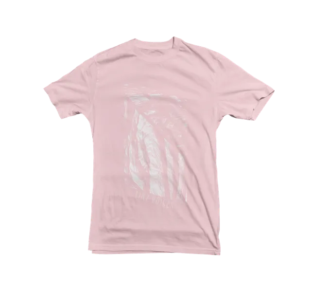 Tiny Voices Erosion t-shirt rose coton bio