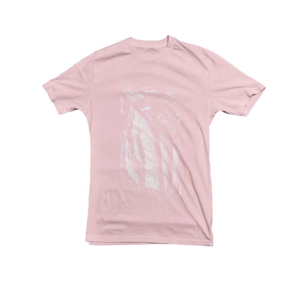 Tiny Voices Erosion t-shirt rose coton bio