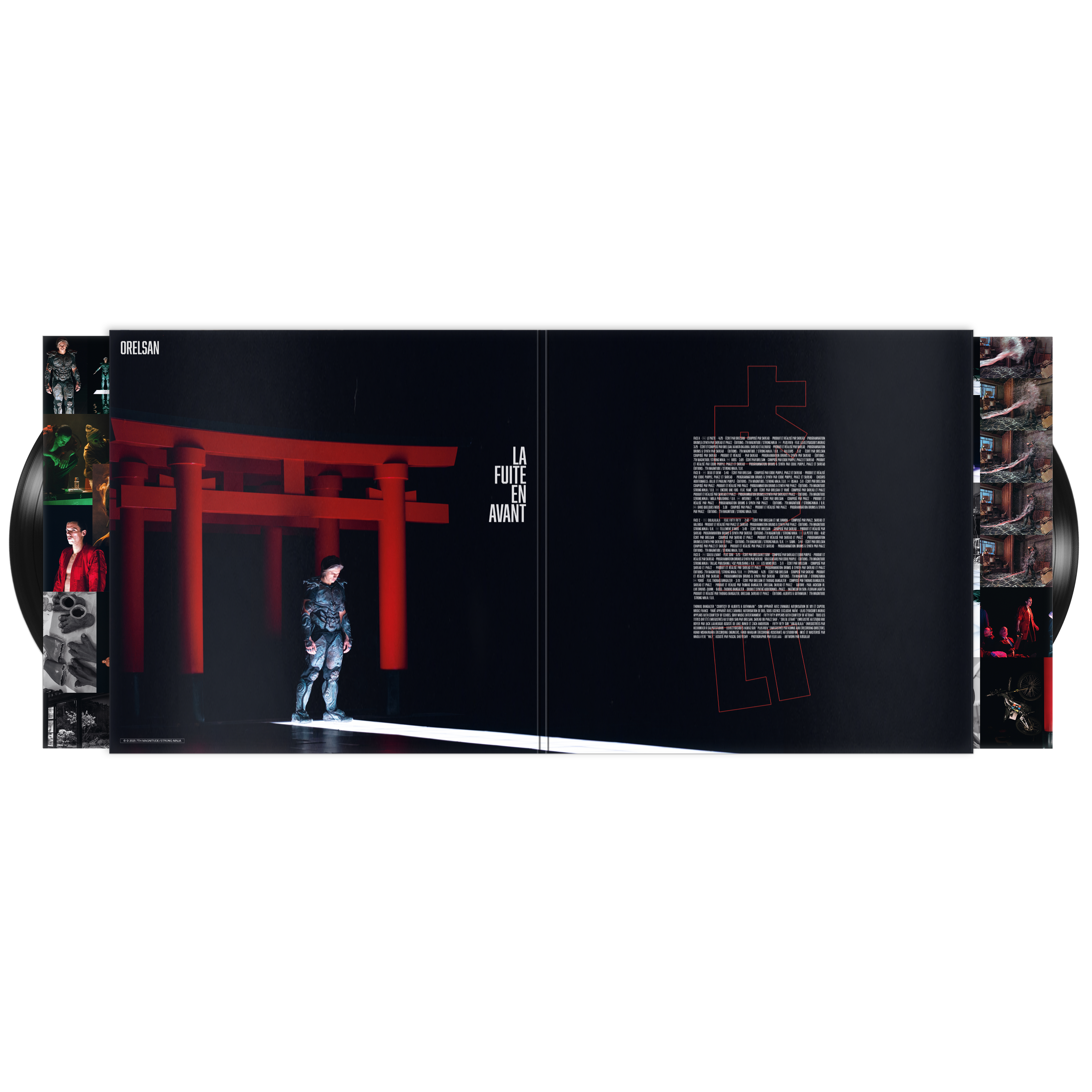 Orelsan La fuite en avant vinyle double gatefold