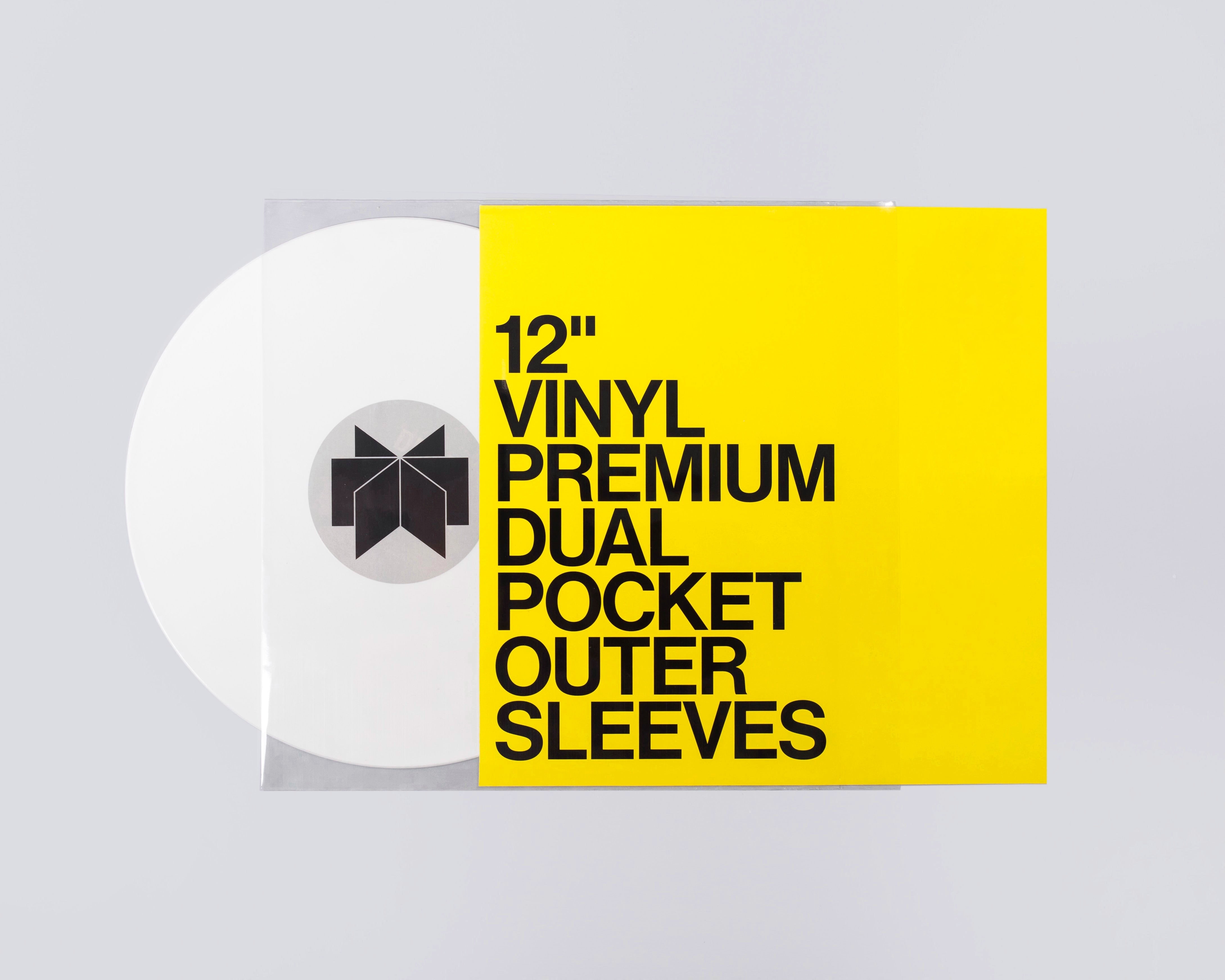 MINT Dual Pocket pochettes vinyle 12" lot de 25