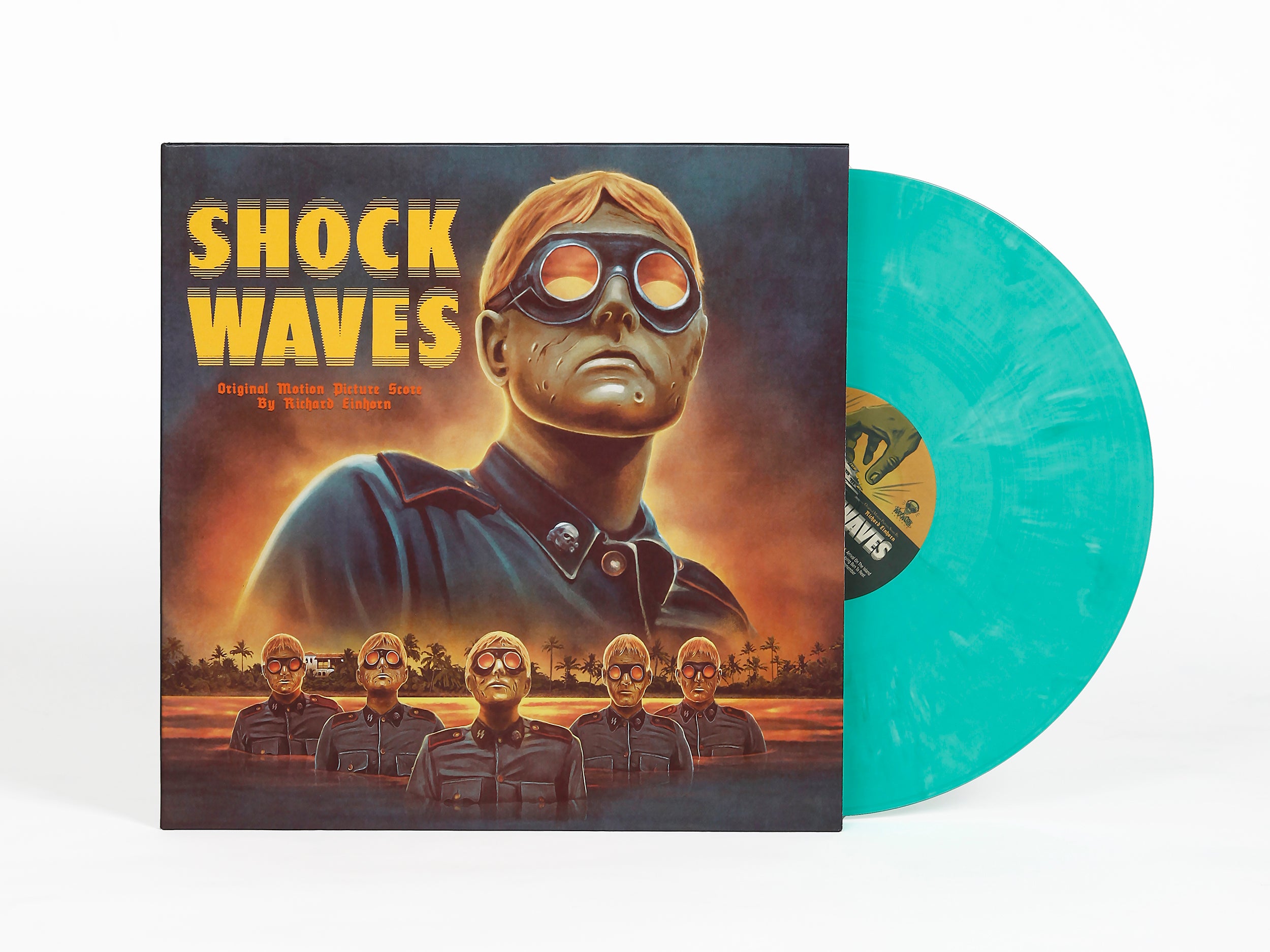 Waxwork Records Shock Waves Einhorn vinyle vert écume