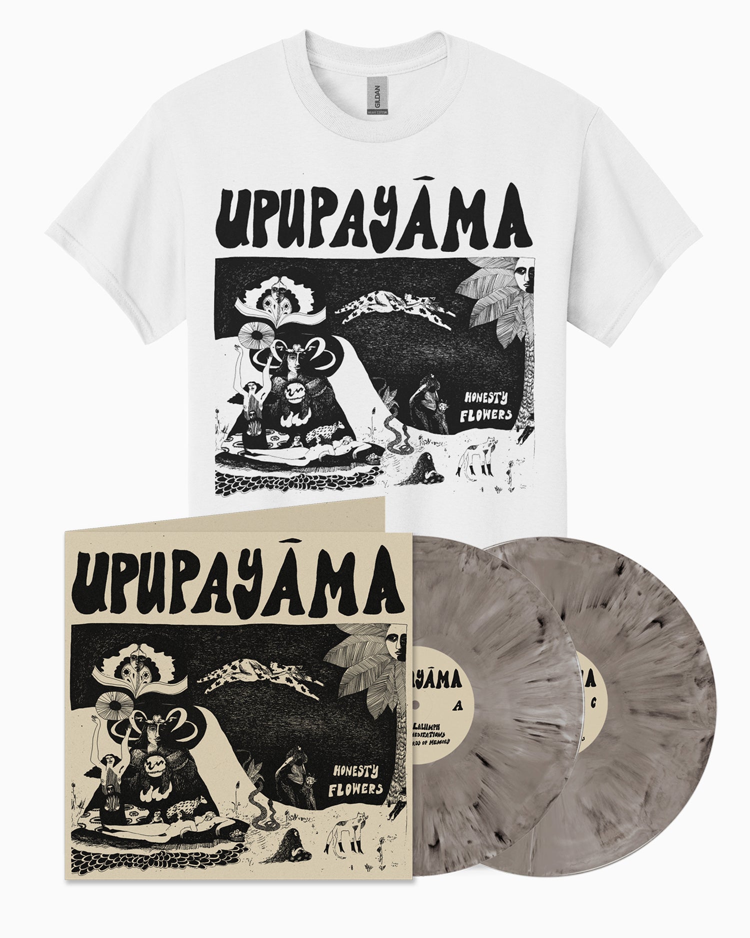 Upupayāma Honesty Flowers Double Vinyle Noir 180g