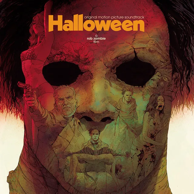 Waxwork Records Rob Zombie Halloween vinyle double LP rayé