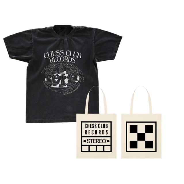 Chess Club Records Knights of the Turntable bundle t-shirt M