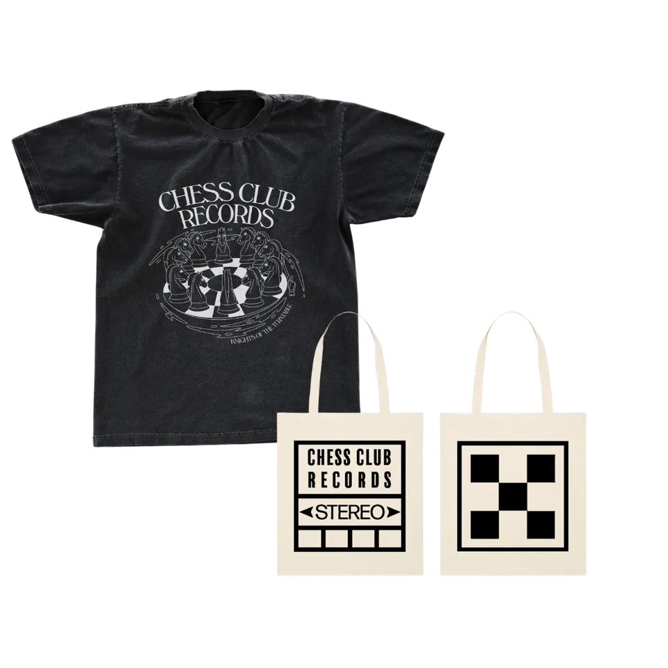 Chess Club Records Knights of the Turntable bundle t-shirt M