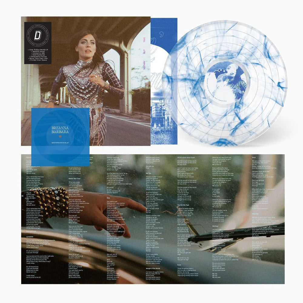 Breanna Barbara Nothin' But Time vinyle bleu transparent blues